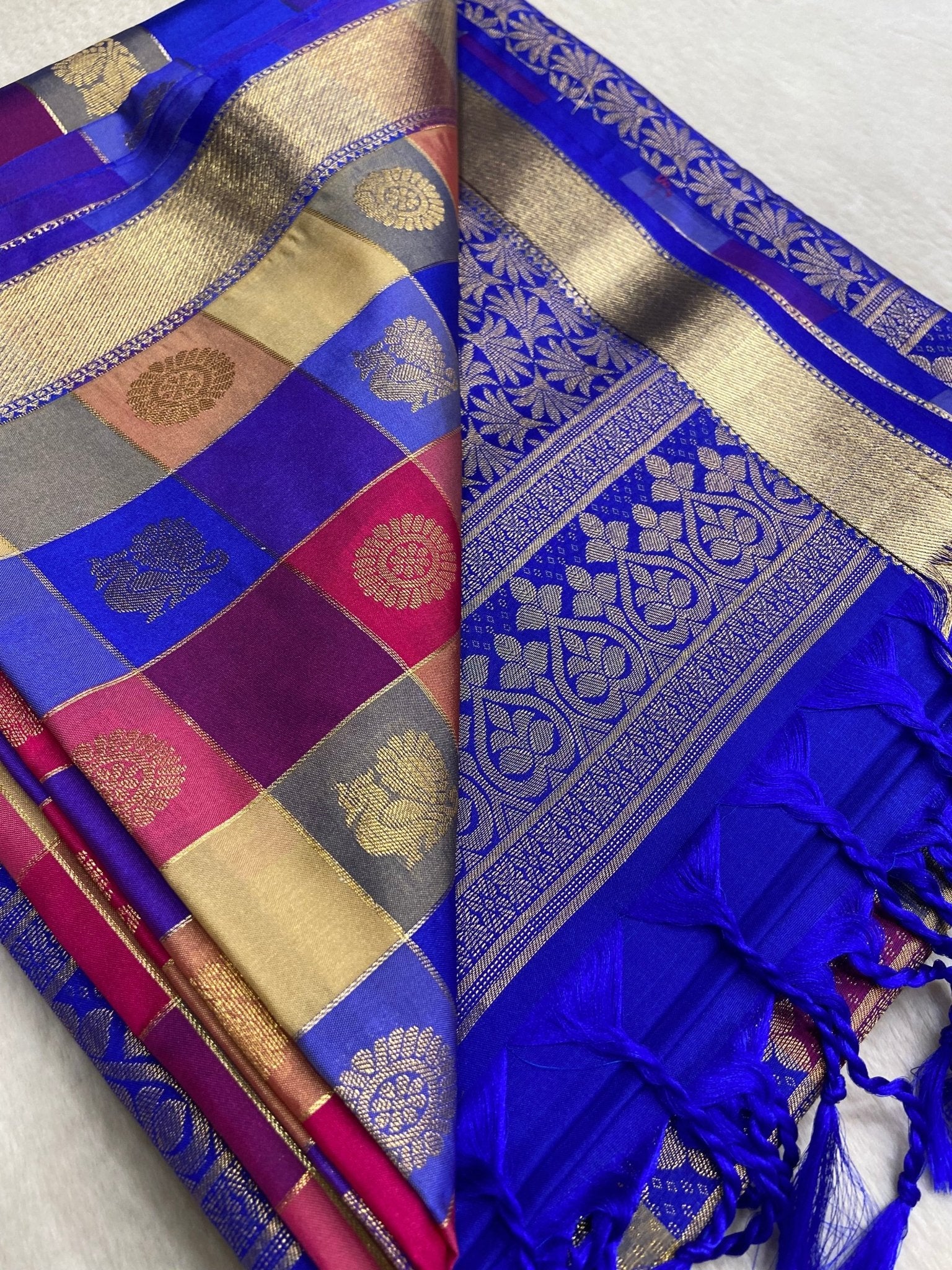 Premium Mini Kanchi Silk Saree - Kanjeevaram Silk Mandir