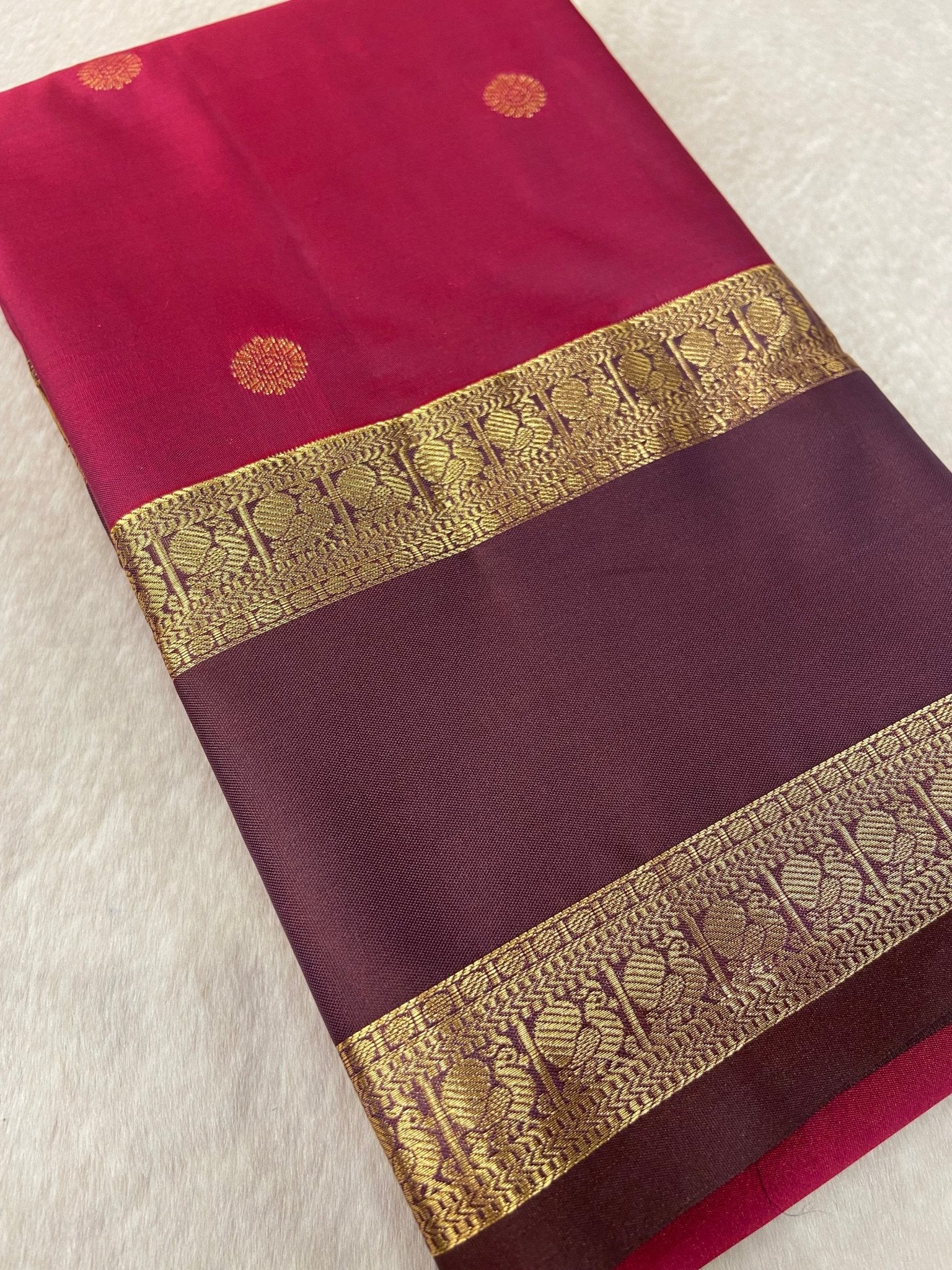 Premium Mini Kanchi Silk Saree - Kanjeevaram Silk Mandir
