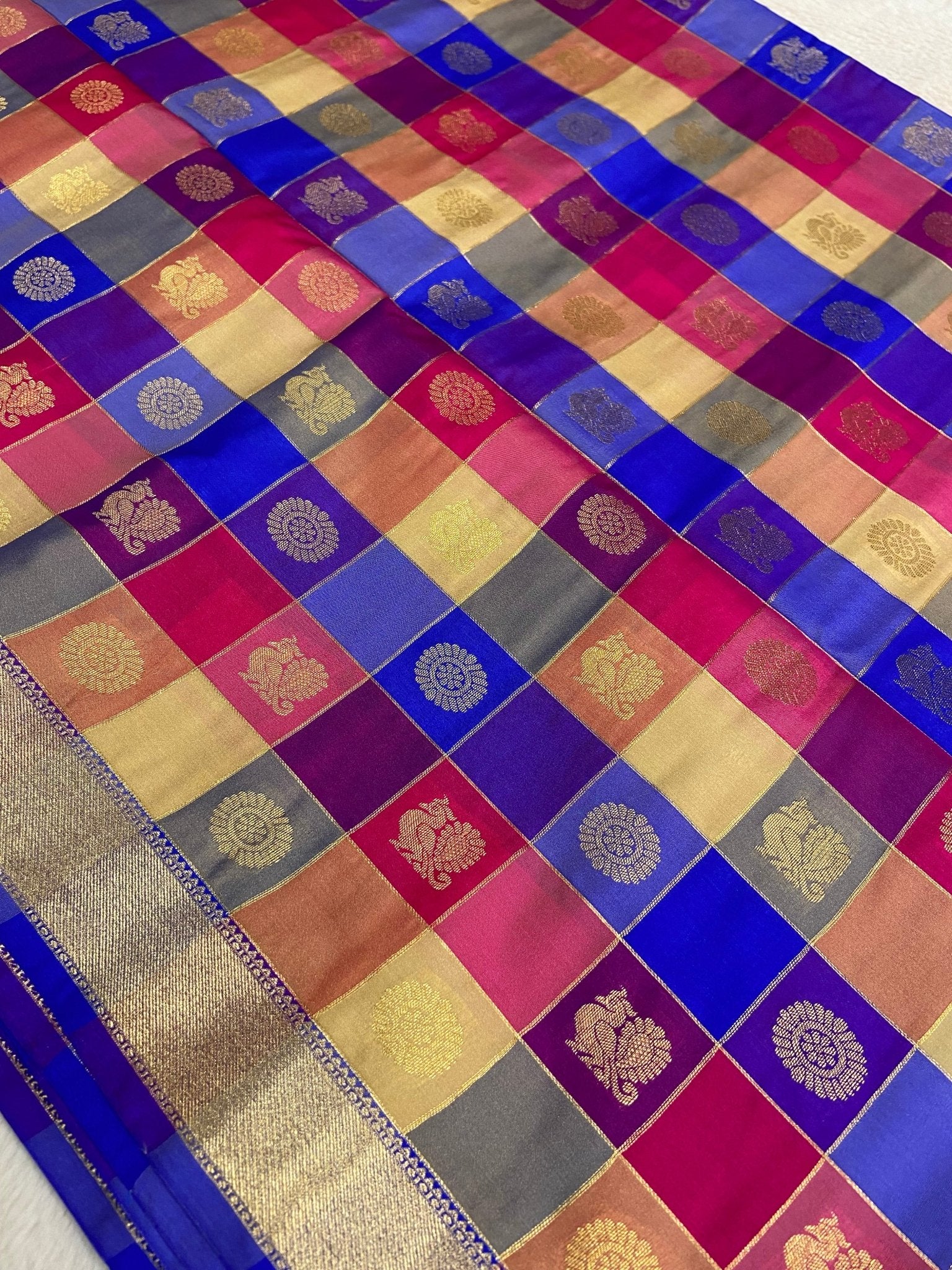 Premium Mini Kanchi Silk Saree - Kanjeevaram Silk Mandir