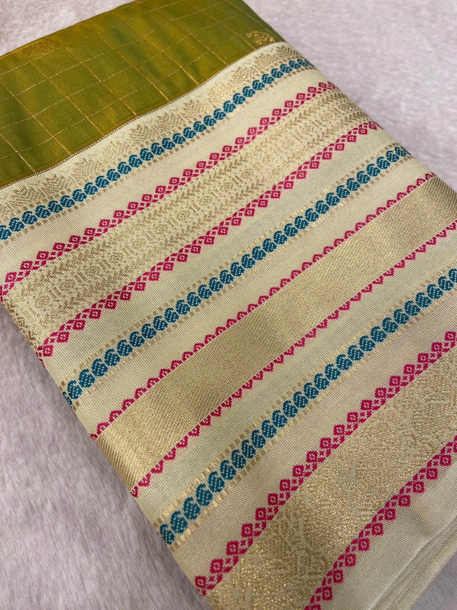 Premium Mini Kanchi Silk Saree - Kanjeevaram Silk Mandir