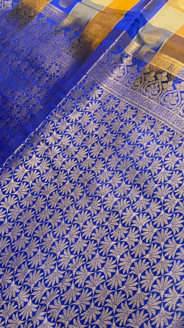 Premium Mini Kanchi Silk Saree - Kanjeevaram Silk Mandir