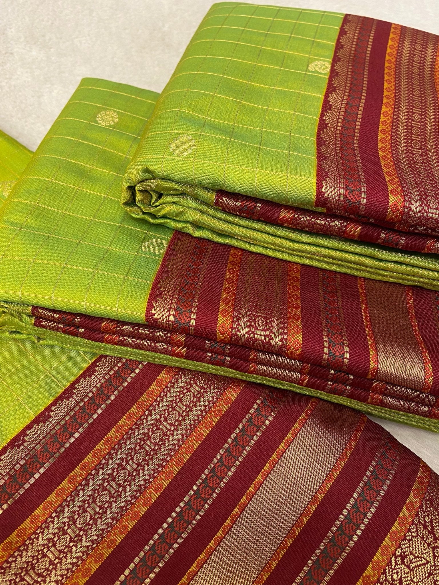 Premium Mini Kanchi Silk Saree - Kanjeevaram Silk Mandir
