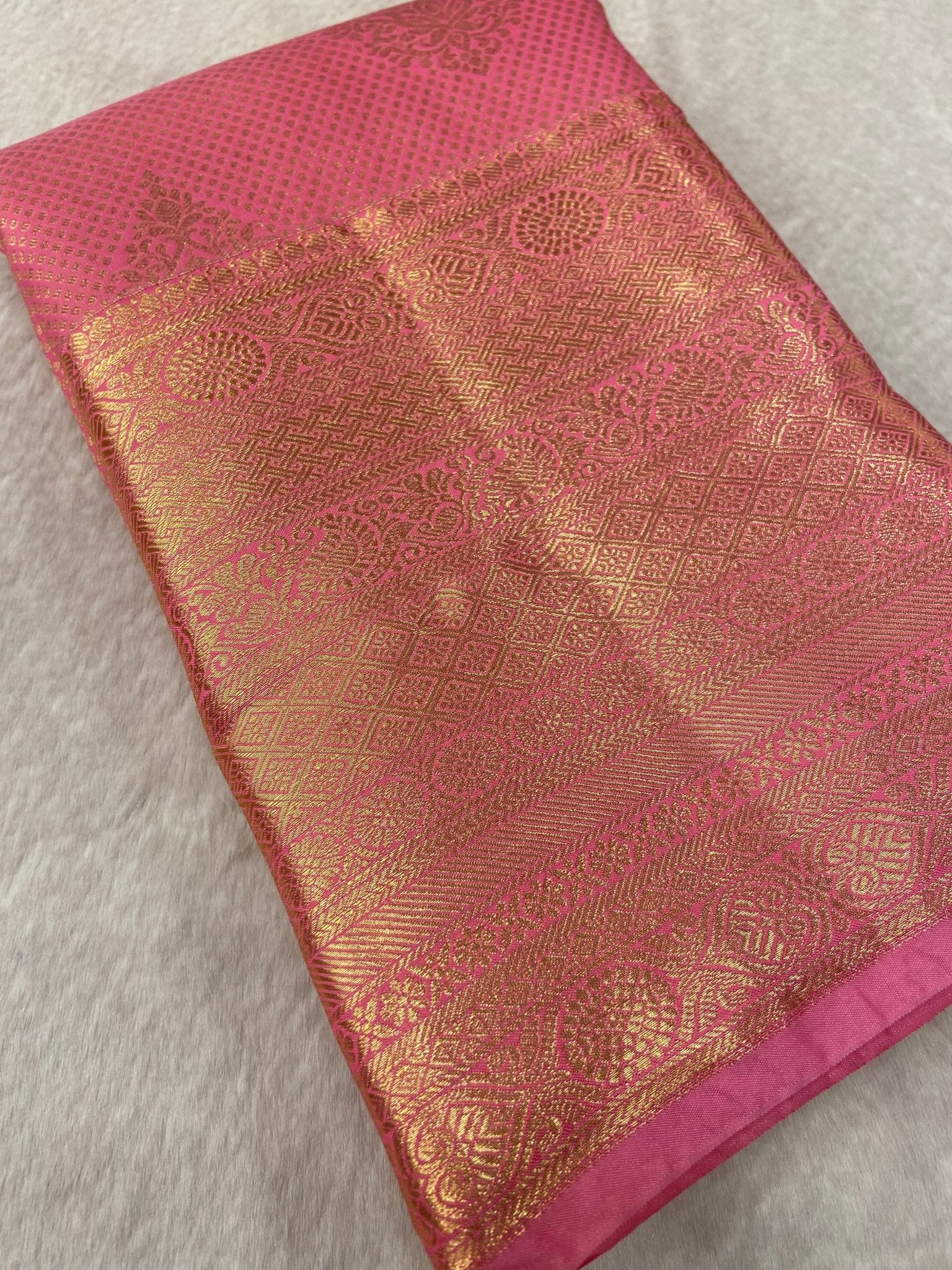 Premium Mini Kanchi Silk Saree - Kanjeevaram Silk Mandir