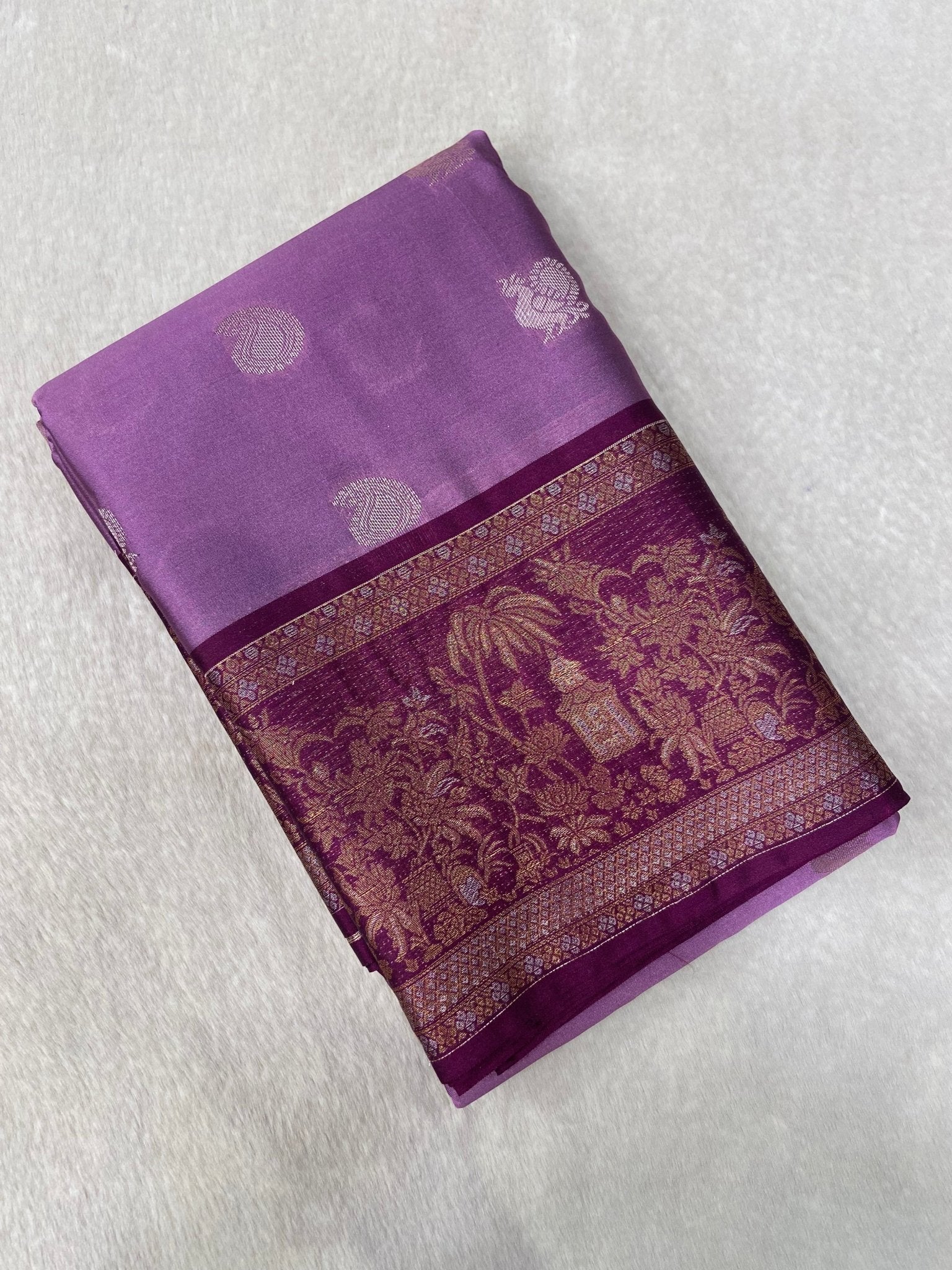 Premium Mini Kanchi Silk Saree - Kanjeevaram Silk Mandir
