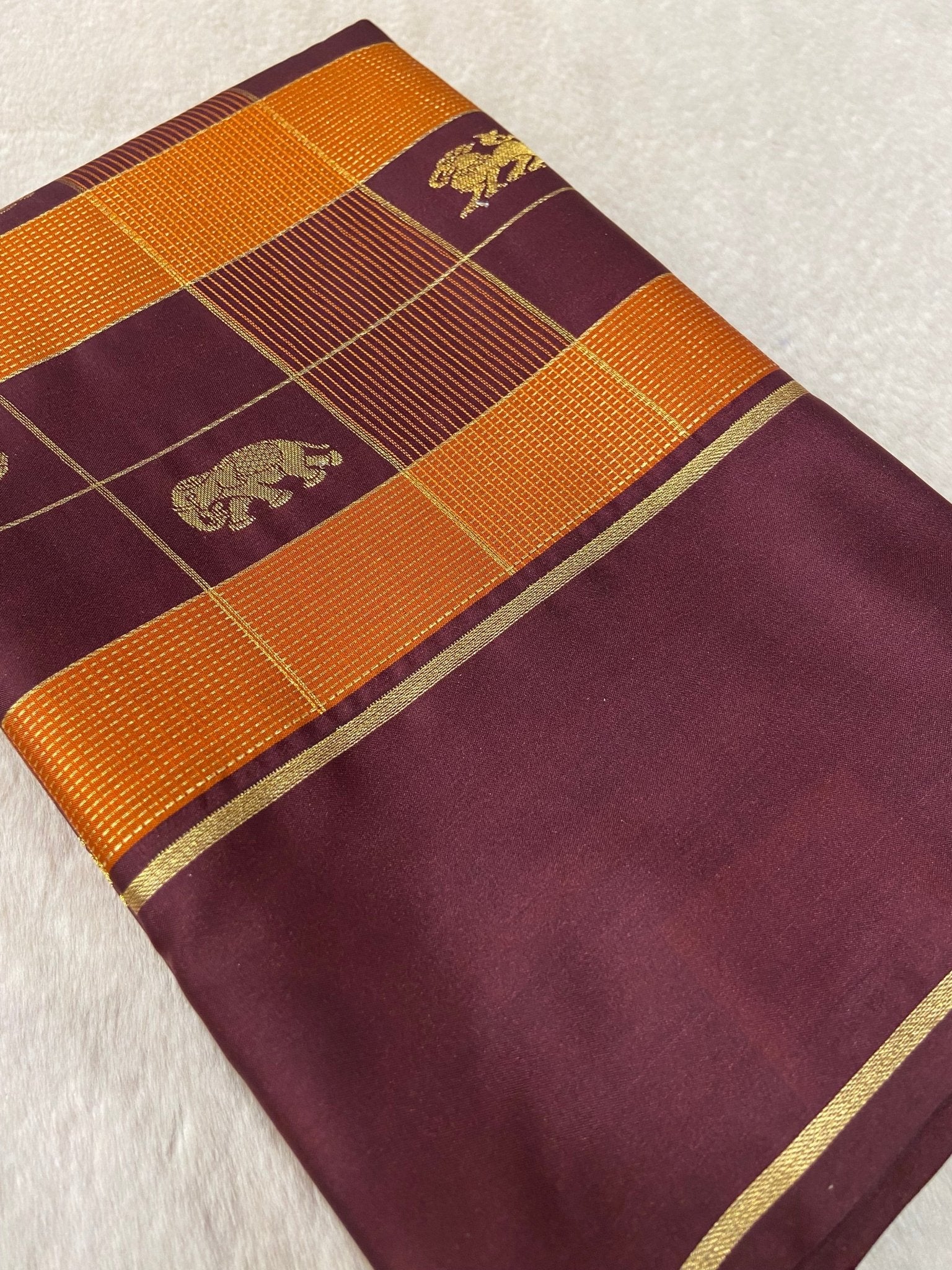 Premium Mini Kanchi Silk Saree - Kanjeevaram Silk Mandir
