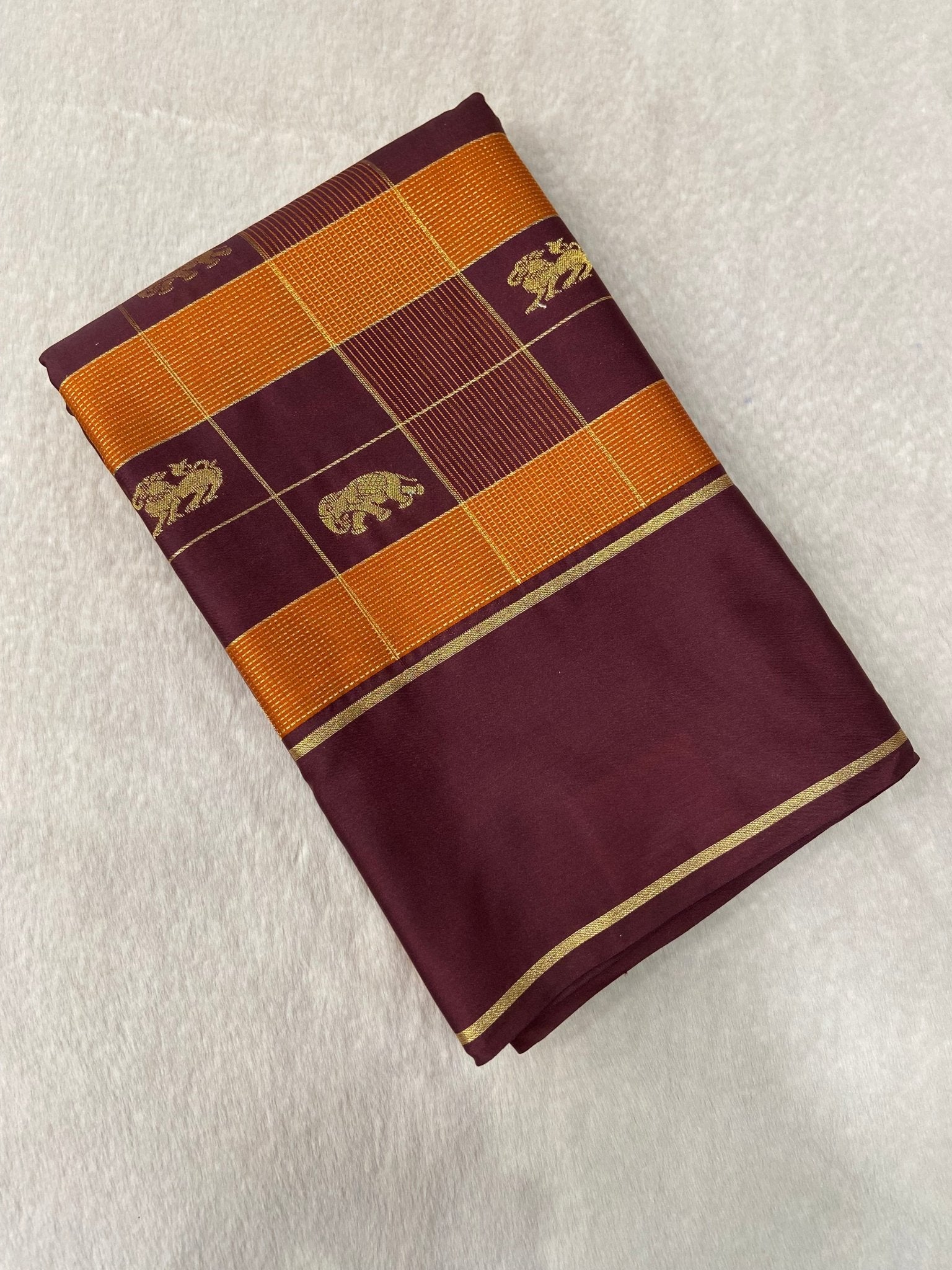 Premium Mini Kanchi Silk Saree - Kanjeevaram Silk Mandir