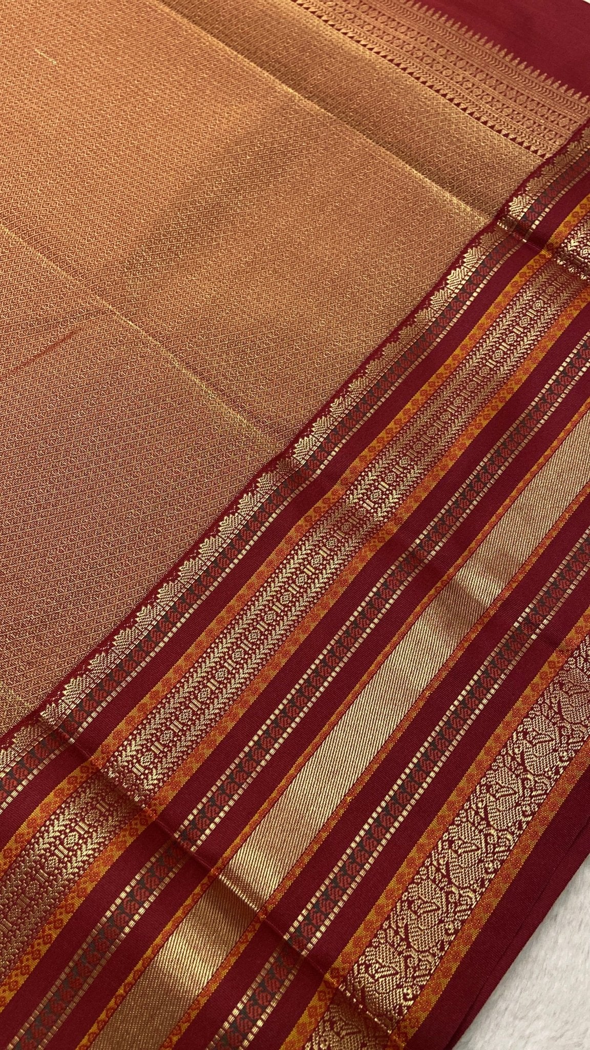 Premium Mini Kanchi Silk Saree - Kanjeevaram Silk Mandir