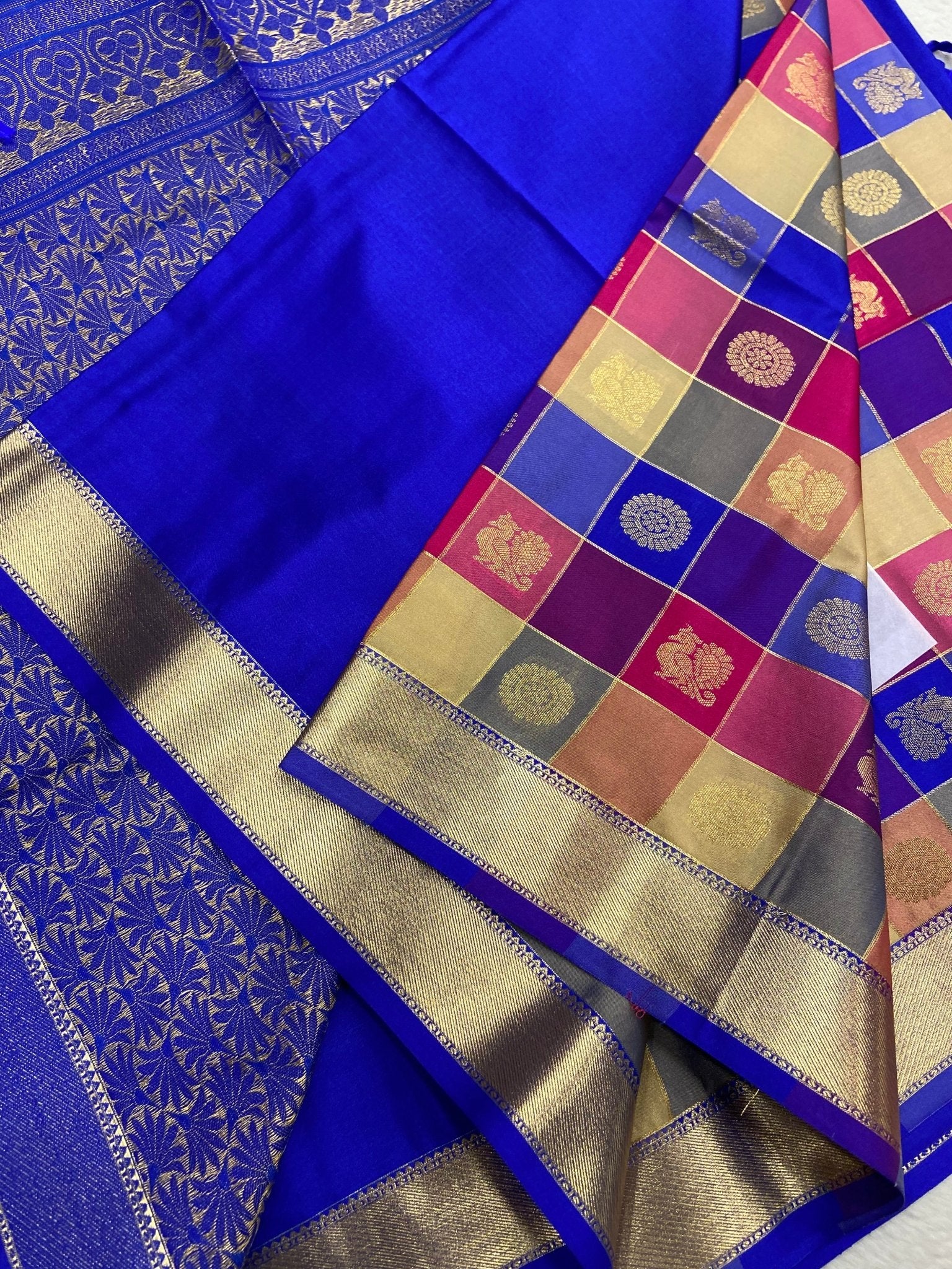 Premium Mini Kanchi Silk Saree - Kanjeevaram Silk Mandir