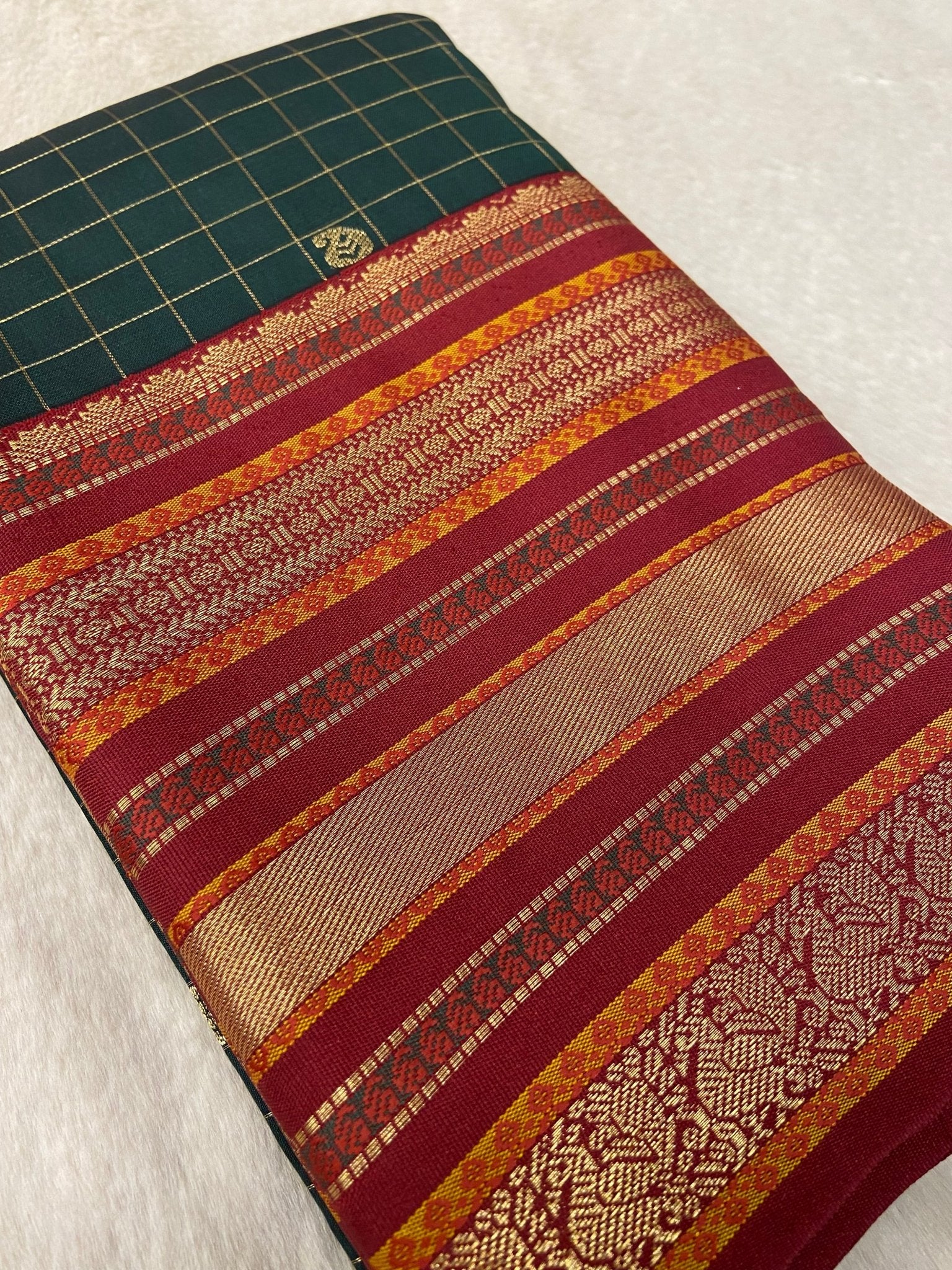 Premium Mini Kanchi Silk Saree - Kanjeevaram Silk Mandir