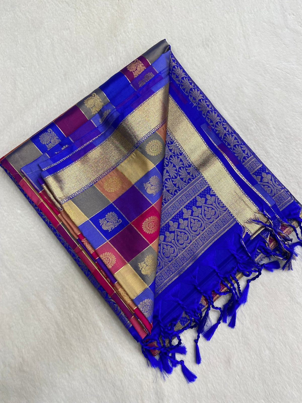 Premium Mini Kanchi Silk Saree - Kanjeevaram Silk Mandir