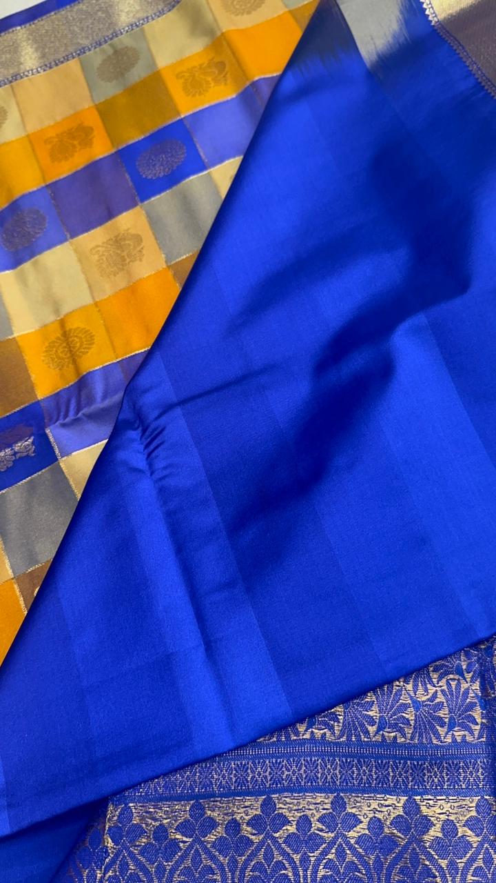 Premium Mini Kanchi Silk Saree - Kanjeevaram Silk Mandir