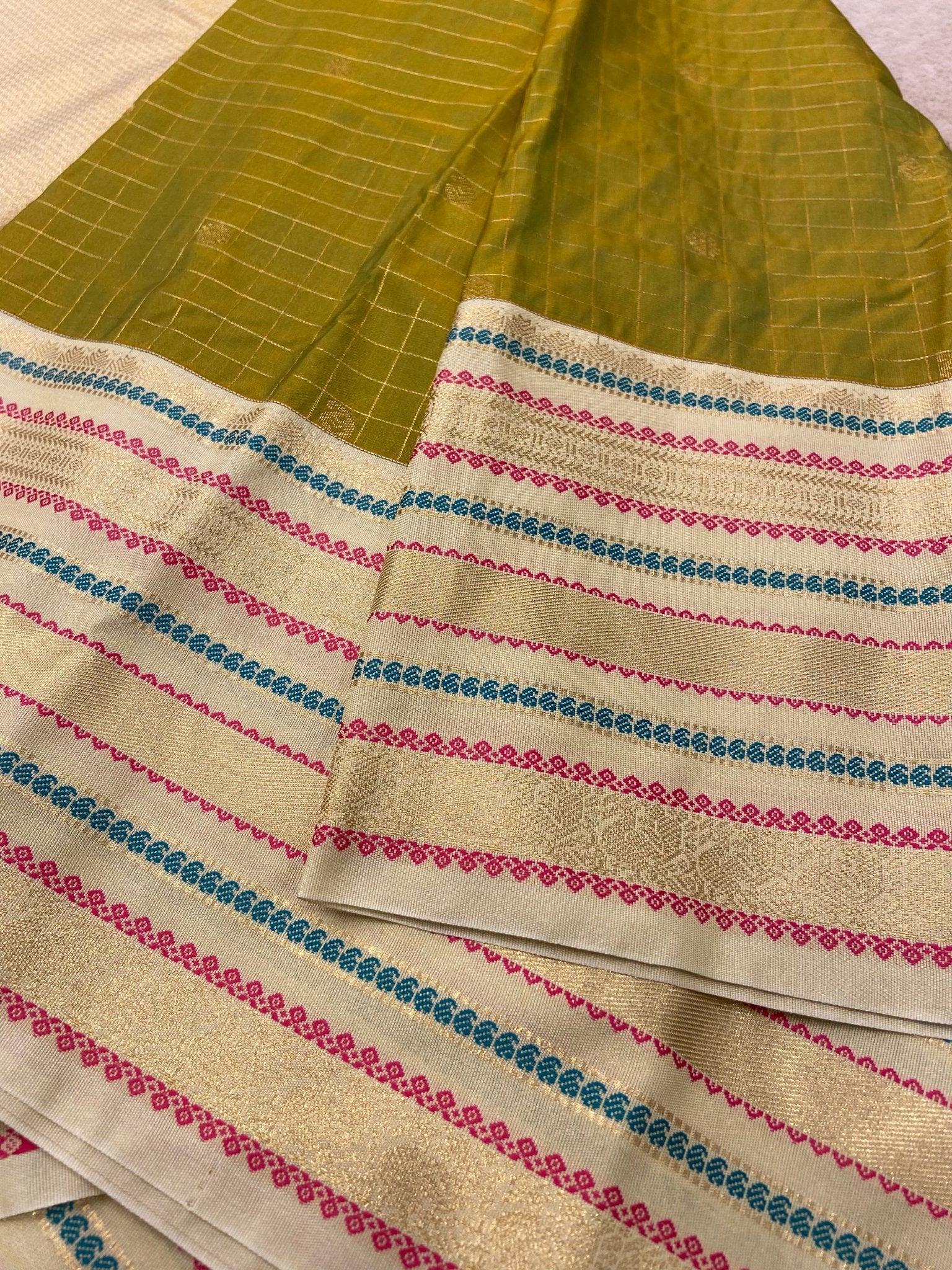 Premium Mini Kanchi Silk Saree - Kanjeevaram Silk Mandir
