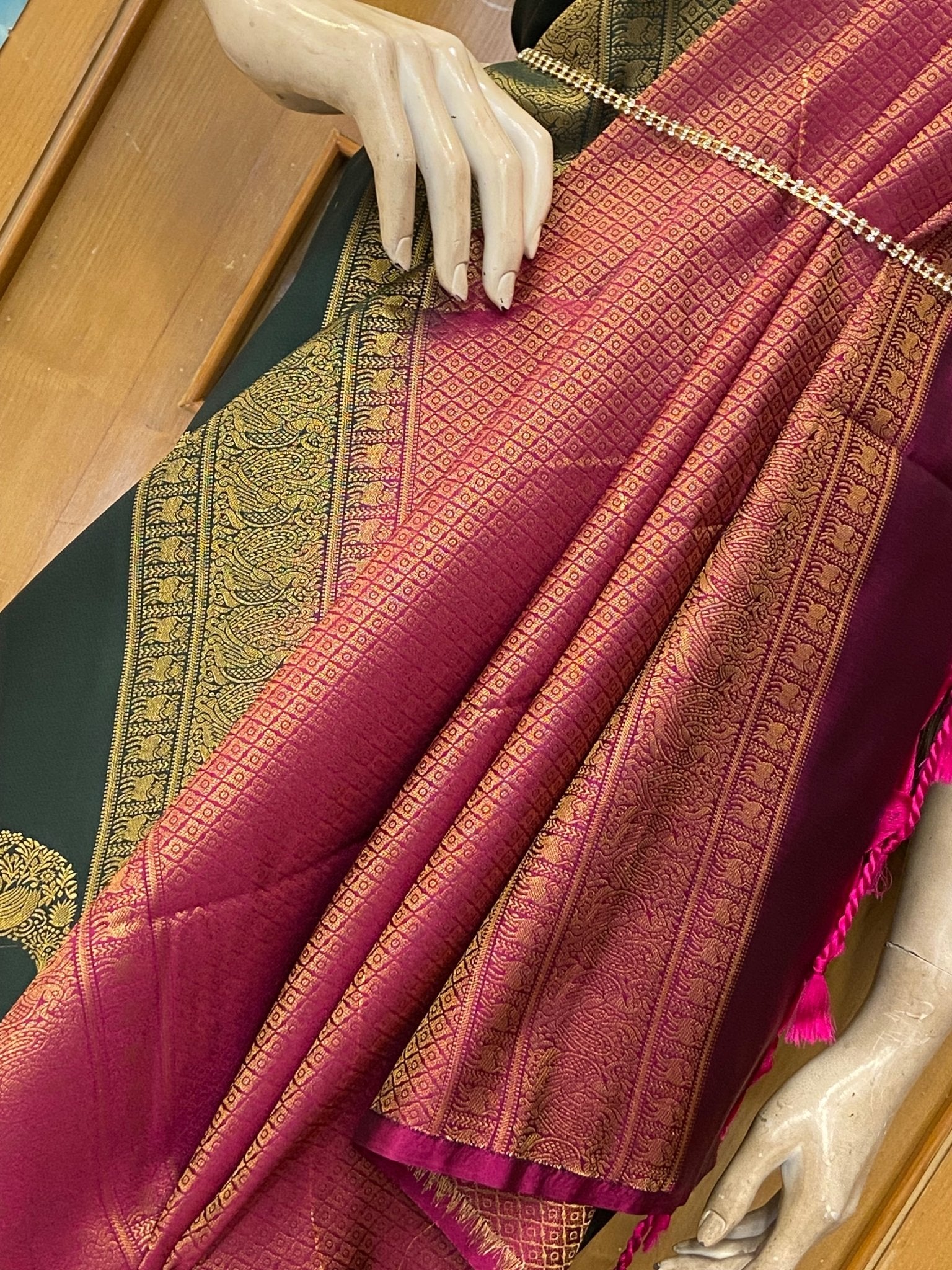 Premium Mini Kanchi Soft Silk Saree - Kanjeevaram Silk Mandir