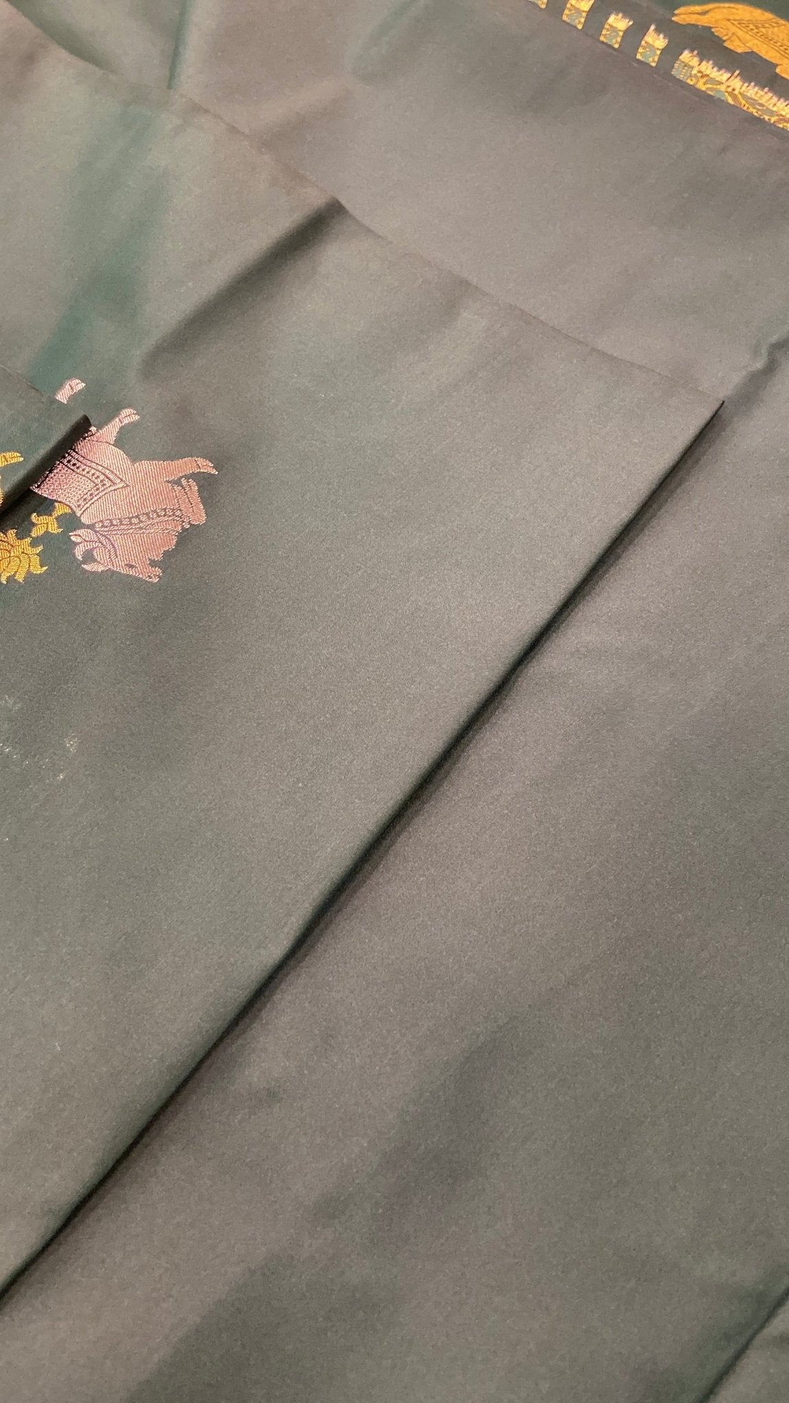 Premium Mini Kanchi Soft Silk Saree💚 - Kanjeevaram Silk Mandir