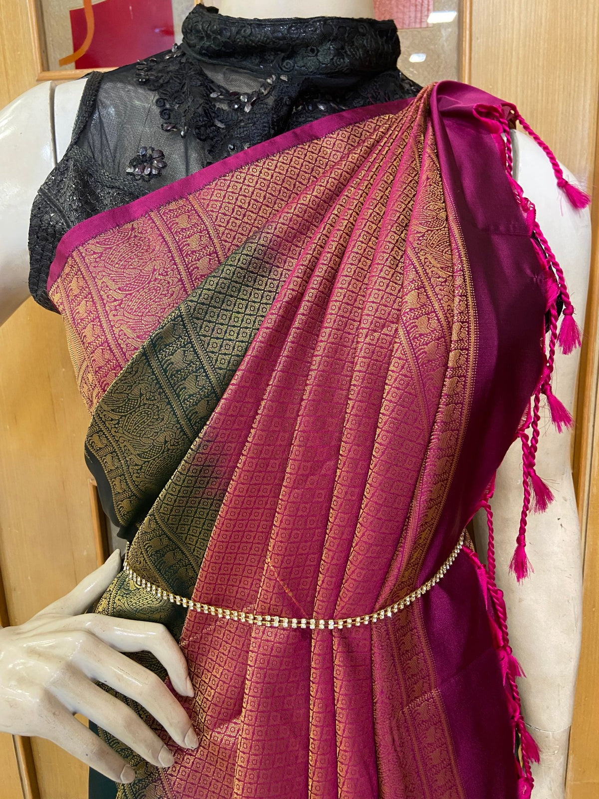 Premium Mini Kanchi Soft Silk Saree - Kanjeevaram Silk Mandir