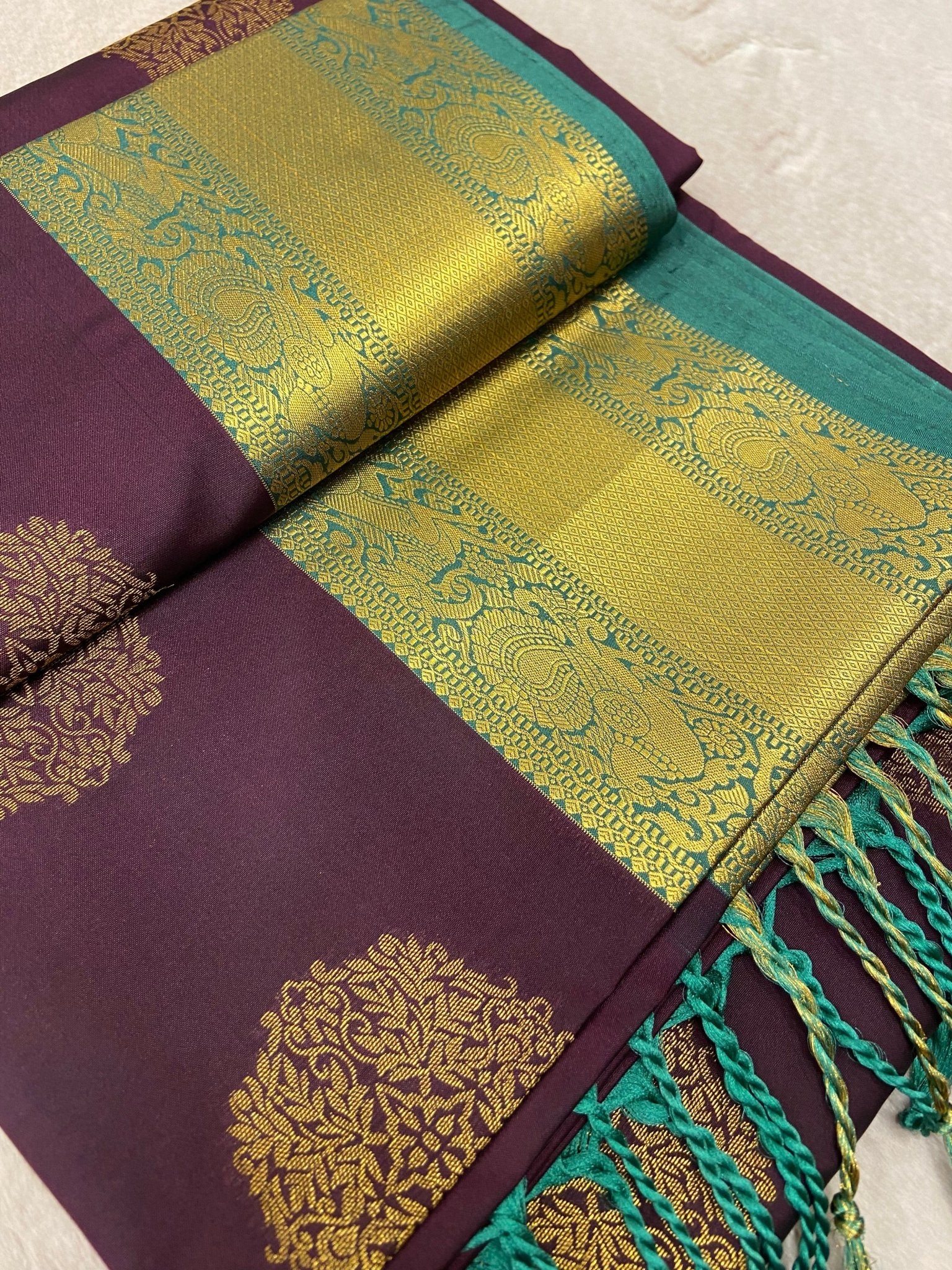 Premium Mini Kanchi Soft Silk Saree - Kanjeevaram Silk Mandir