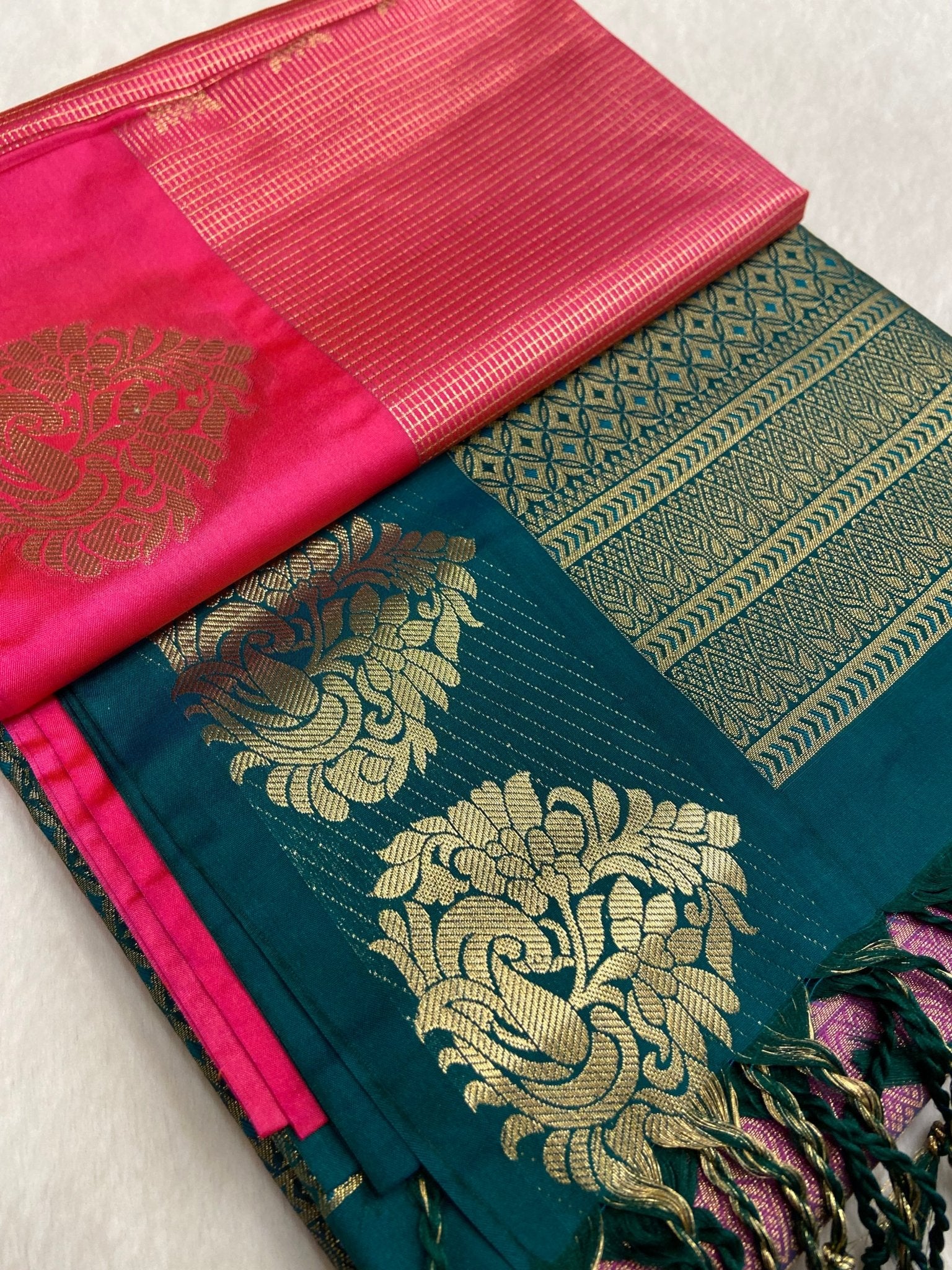 Premium Mini Kanchi Soft Silk Saree - Kanjeevaram Silk Mandir