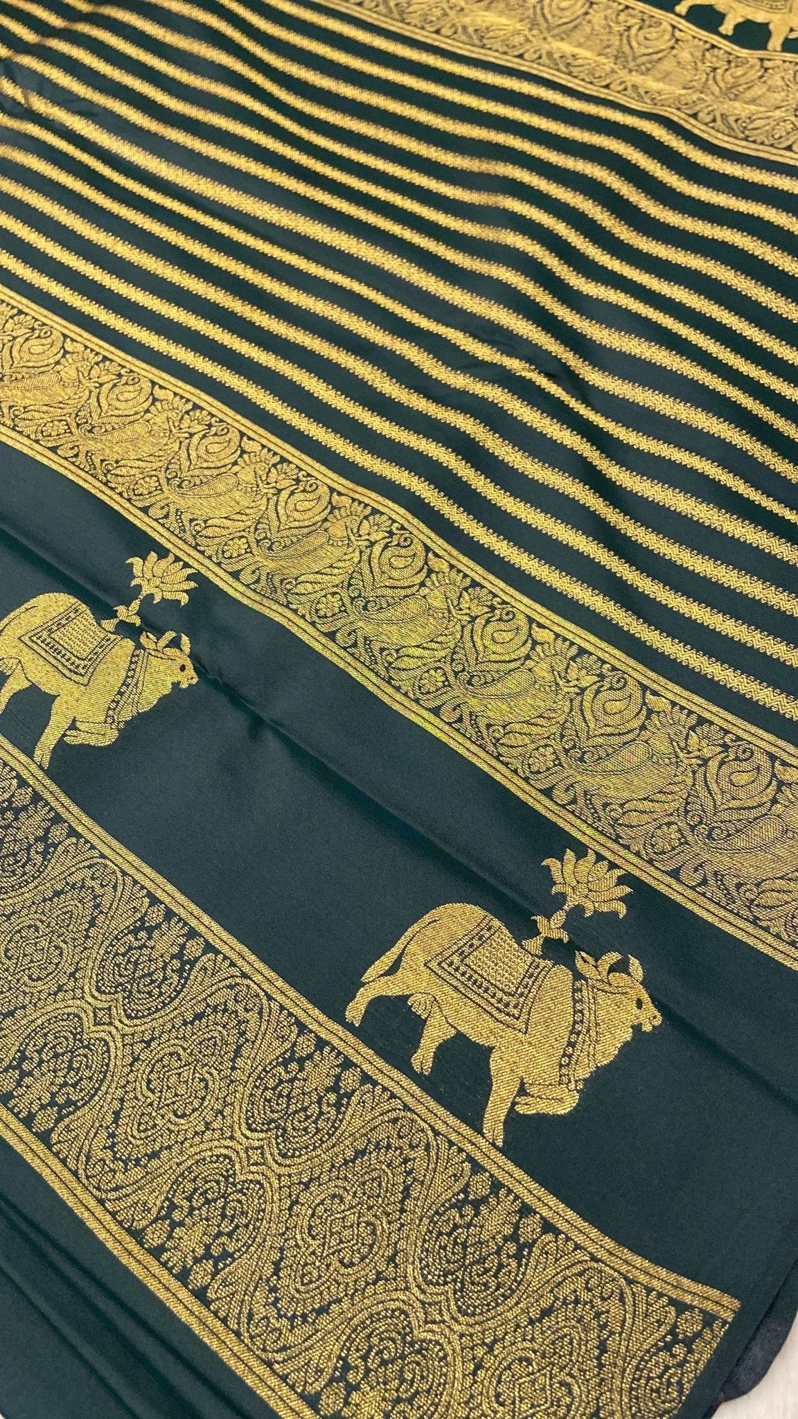 Premium Mini Kanchi Soft Silk Saree💚 - Kanjeevaram Silk Mandir