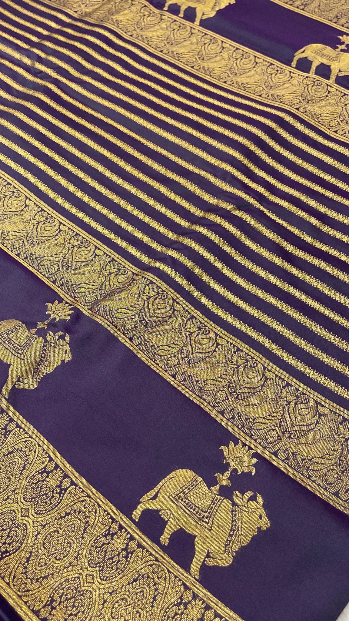 Premium Mini Kanchi Soft Silk Saree💜 - Kanjeevaram Silk Mandir