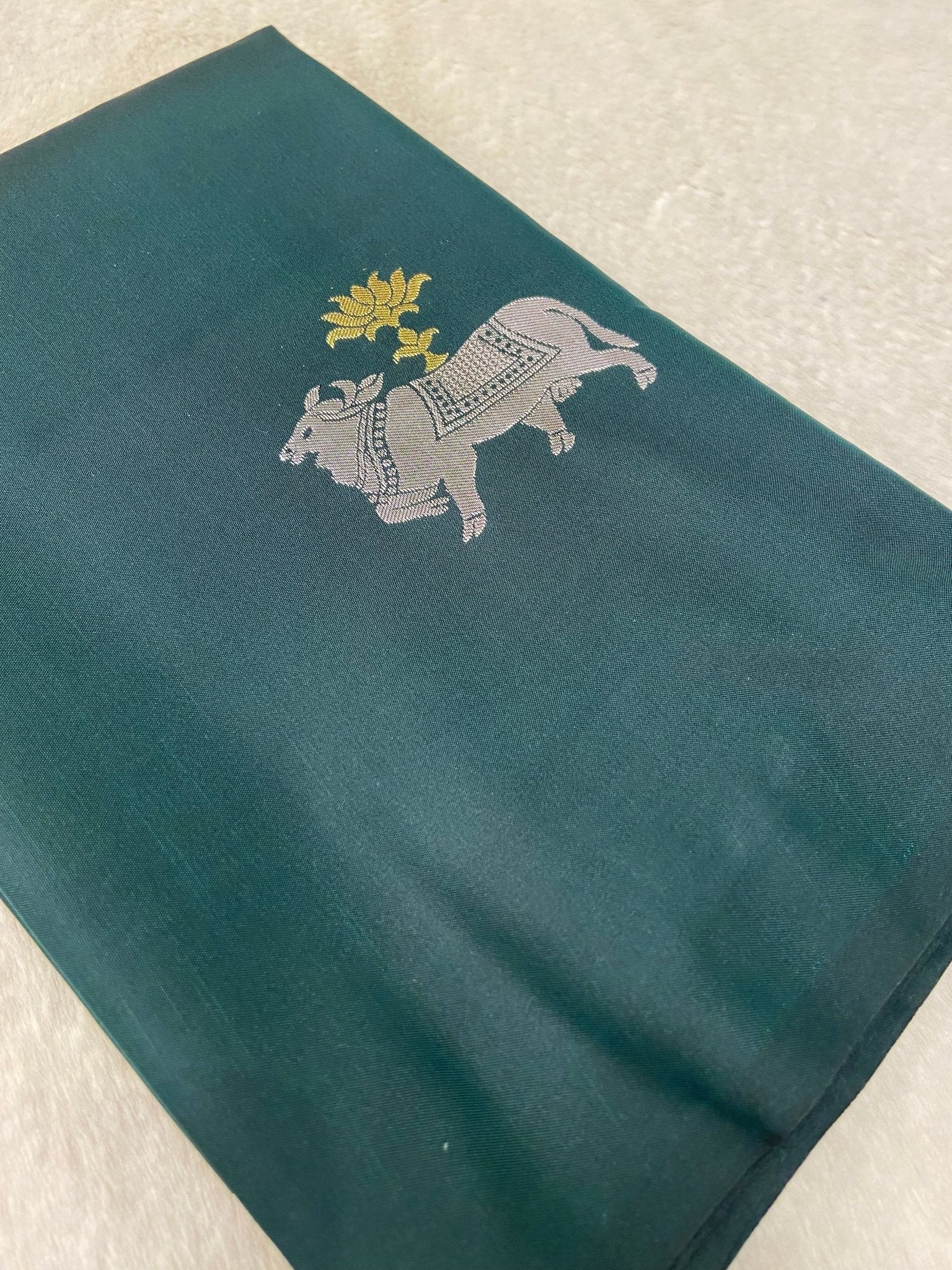 Premium Mini Kanchi Soft Silk Saree💚 - Kanjeevaram Silk Mandir