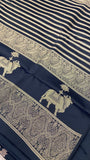 Premium Mini Kanchi Soft Silk Saree (Dark) - Kanjeevaram Silk Mandir