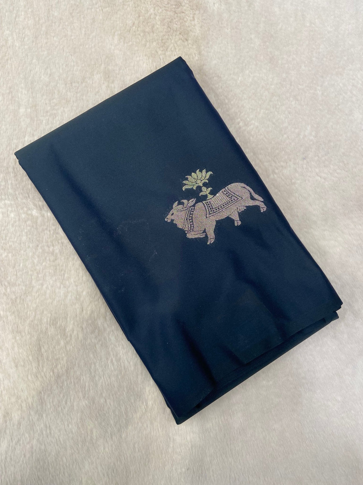 Premium Mini Kanchi Soft Silk Saree (Dark) - Kanjeevaram Silk Mandir