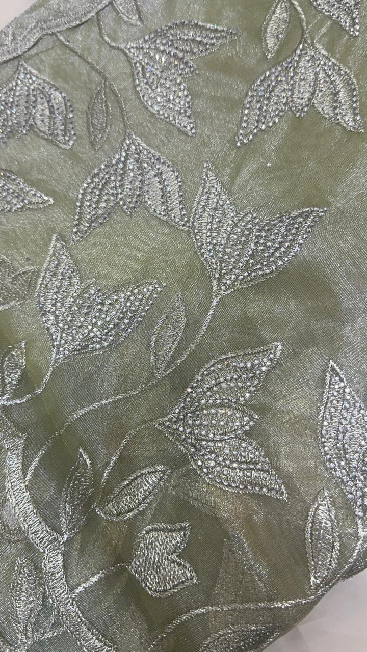 Premium organza saree - Kanjeevaram Silk Mandir