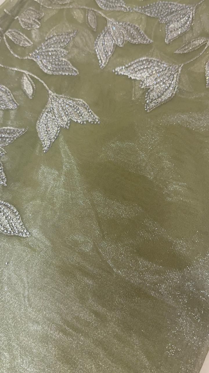 Premium organza saree - Kanjeevaram Silk Mandir