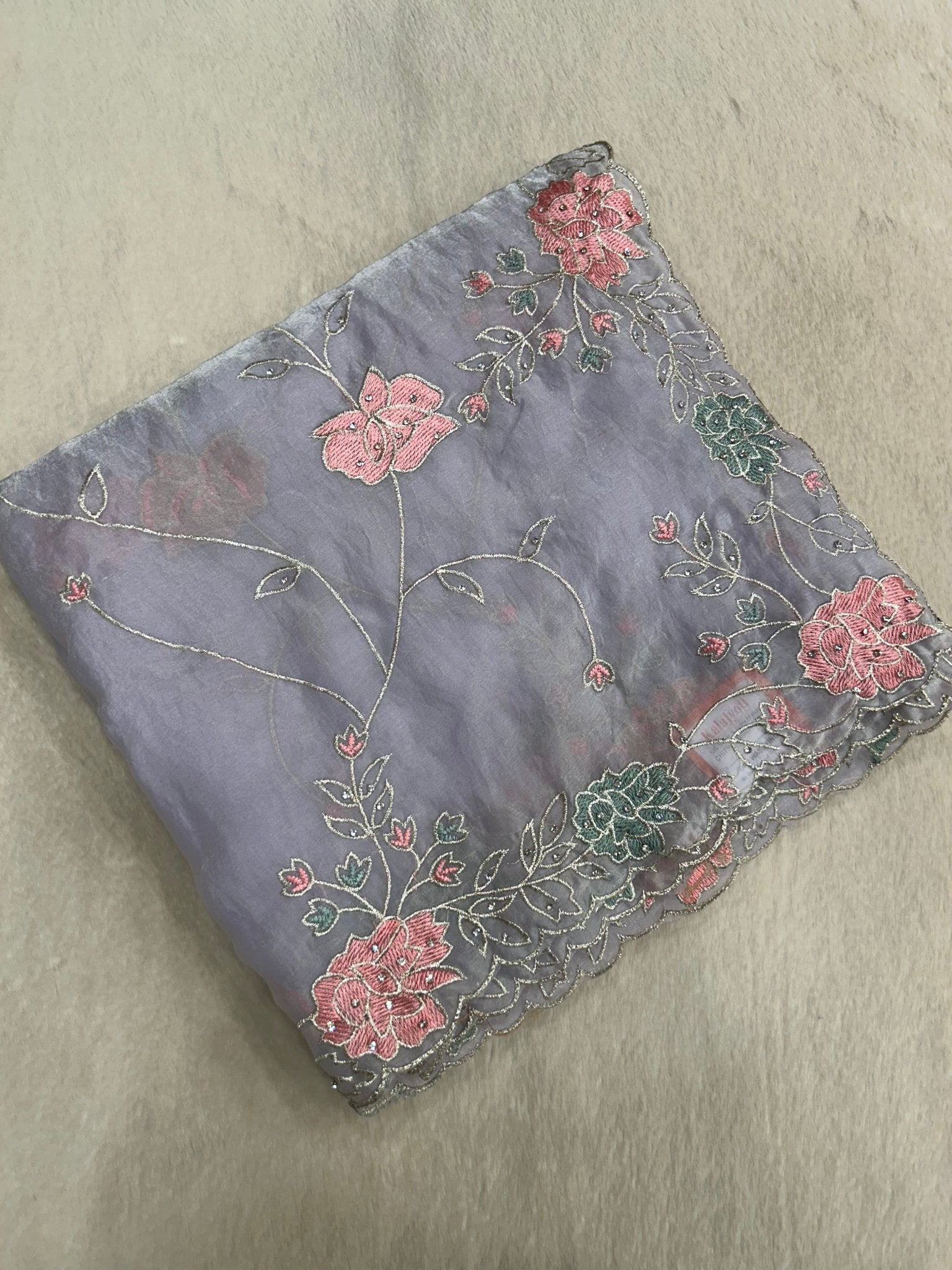 Premium Organza Saree - Kanjeevaram Silk Mandir