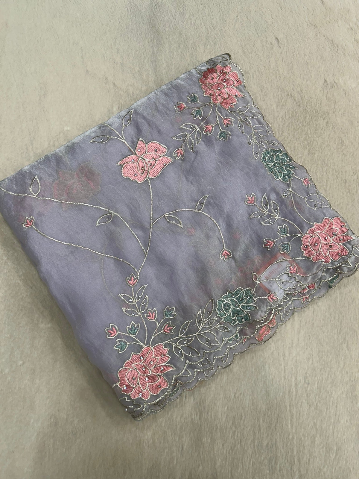 Premium Organza Saree - Kanjeevaram Silk Mandir