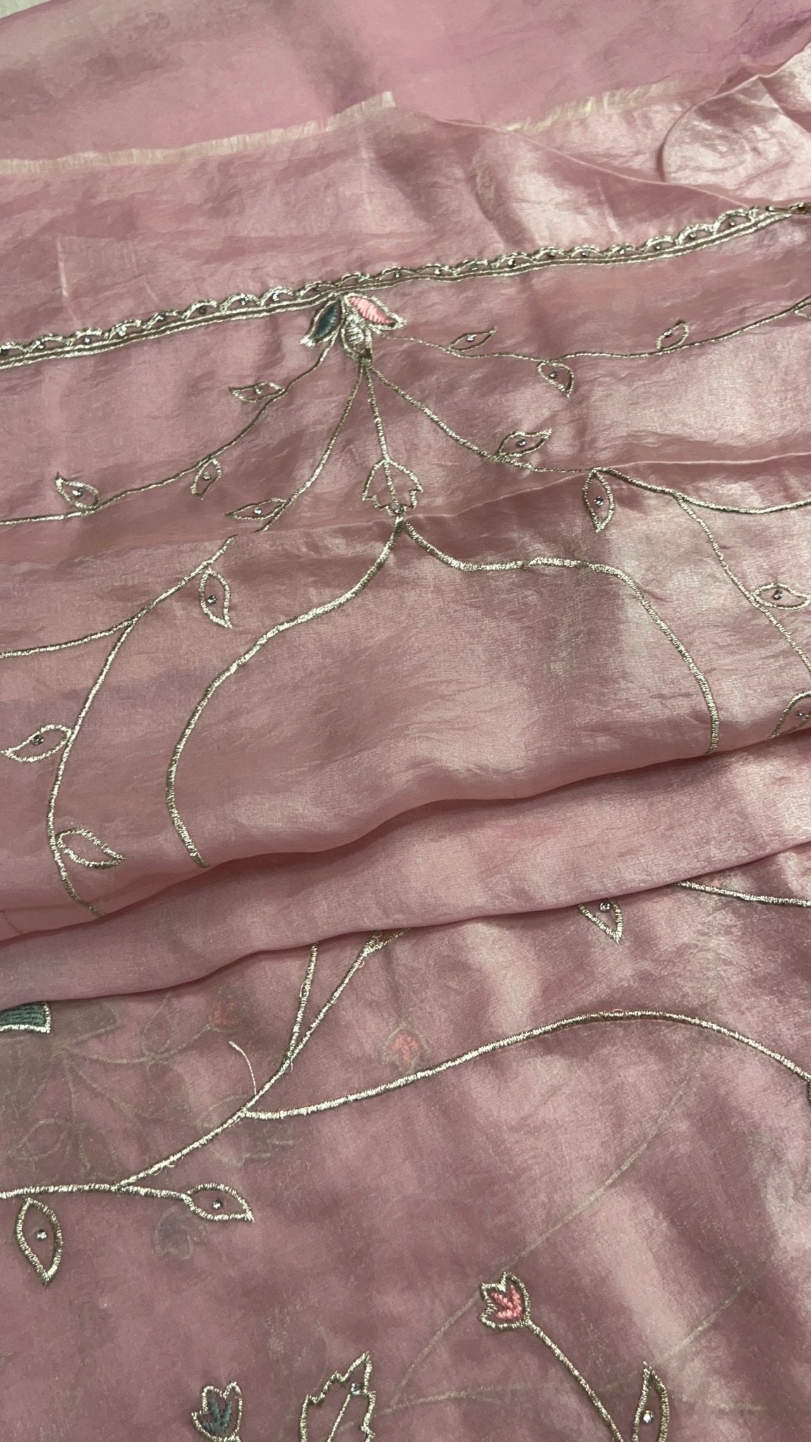 Premium Organza Saree - Kanjeevaram Silk Mandir