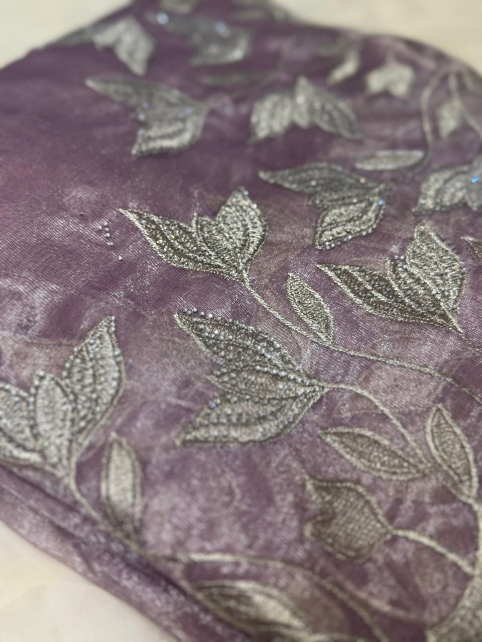 Premium organza saree - Kanjeevaram Silk Mandir