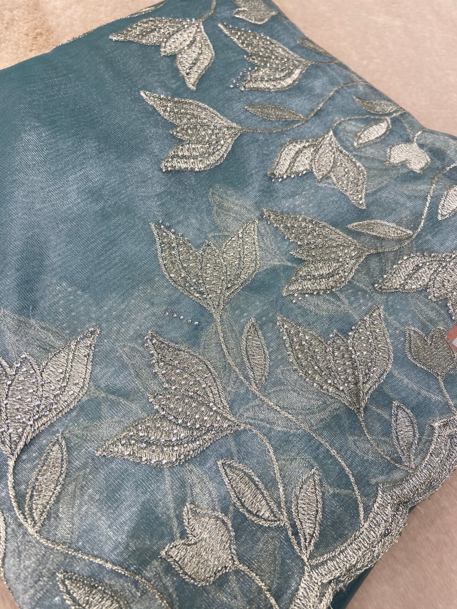 Premium organza saree - Kanjeevaram Silk Mandir
