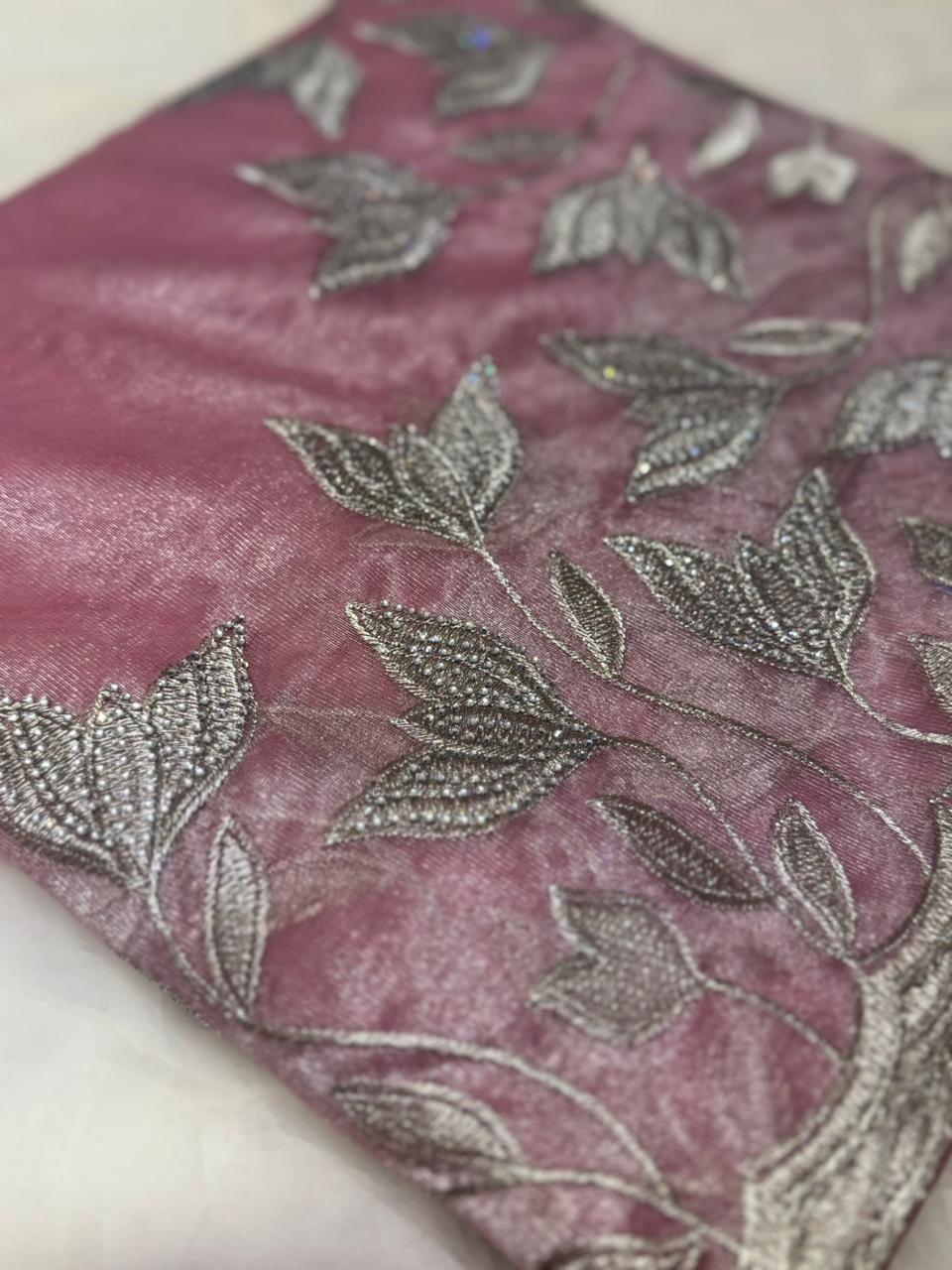 Premium organza saree - Kanjeevaram Silk Mandir