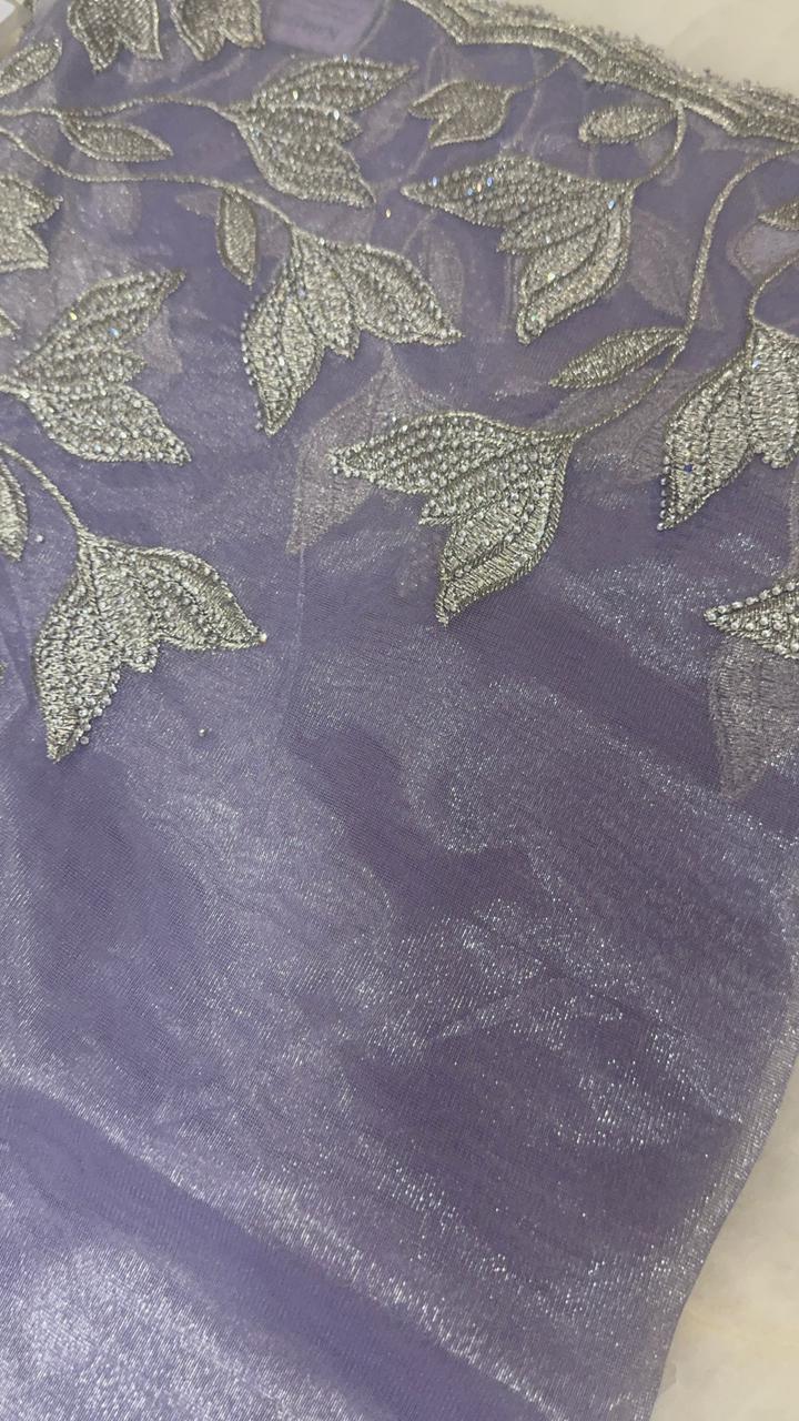 Premium organza saree - Kanjeevaram Silk Mandir