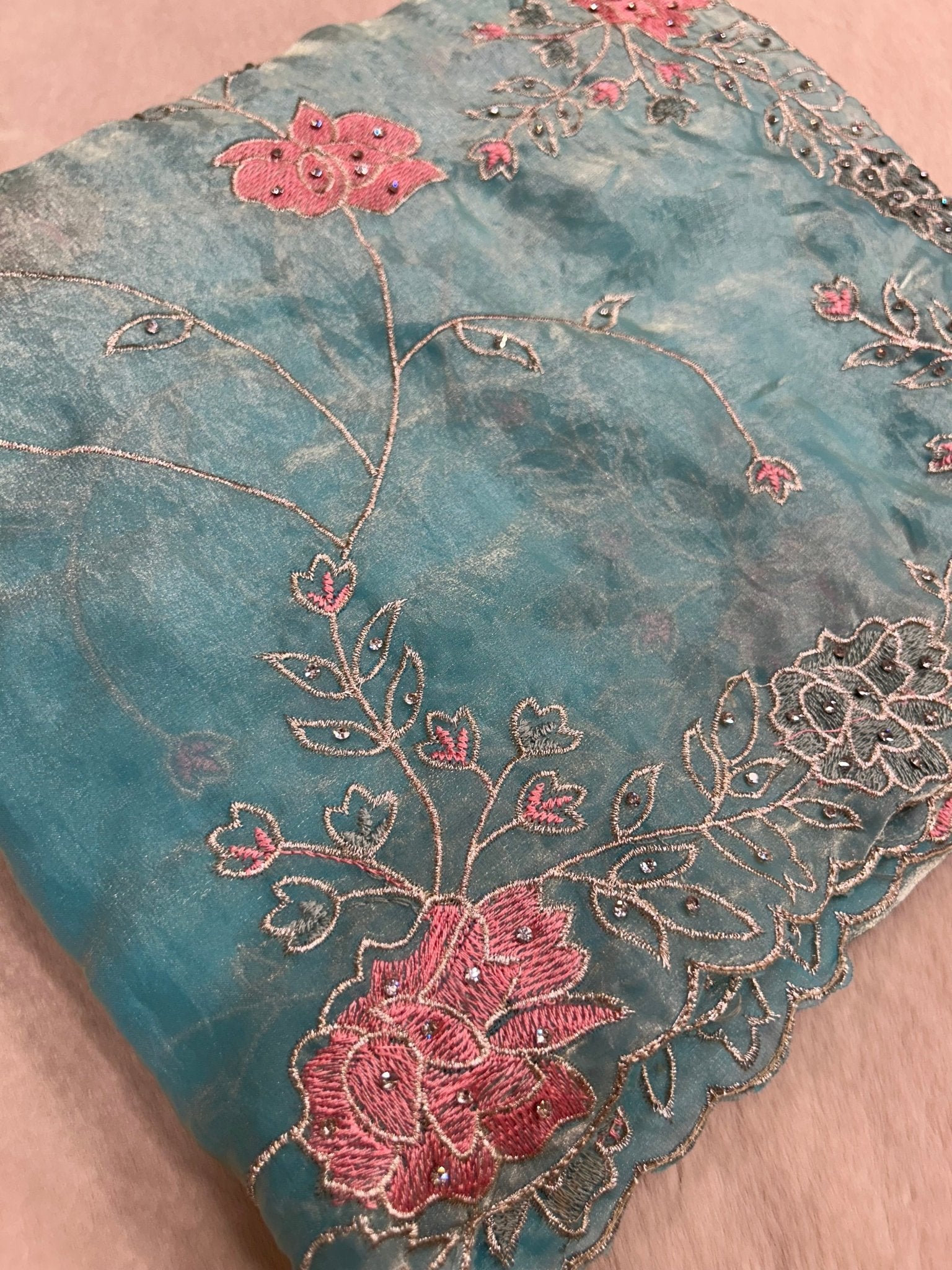 Premium Organza Saree - Kanjeevaram Silk Mandir