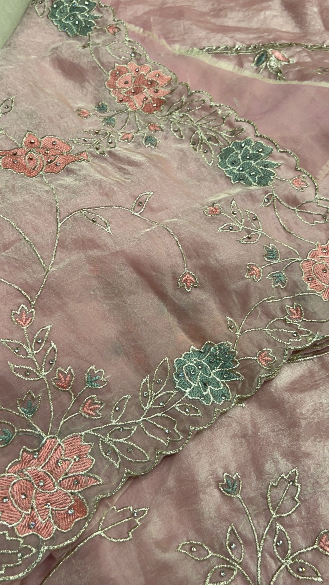 Premium Organza Saree - Kanjeevaram Silk Mandir