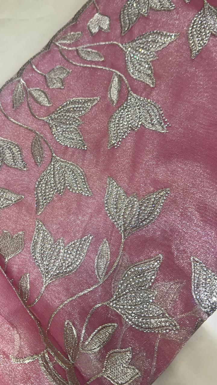 Premium organza saree - Kanjeevaram Silk Mandir