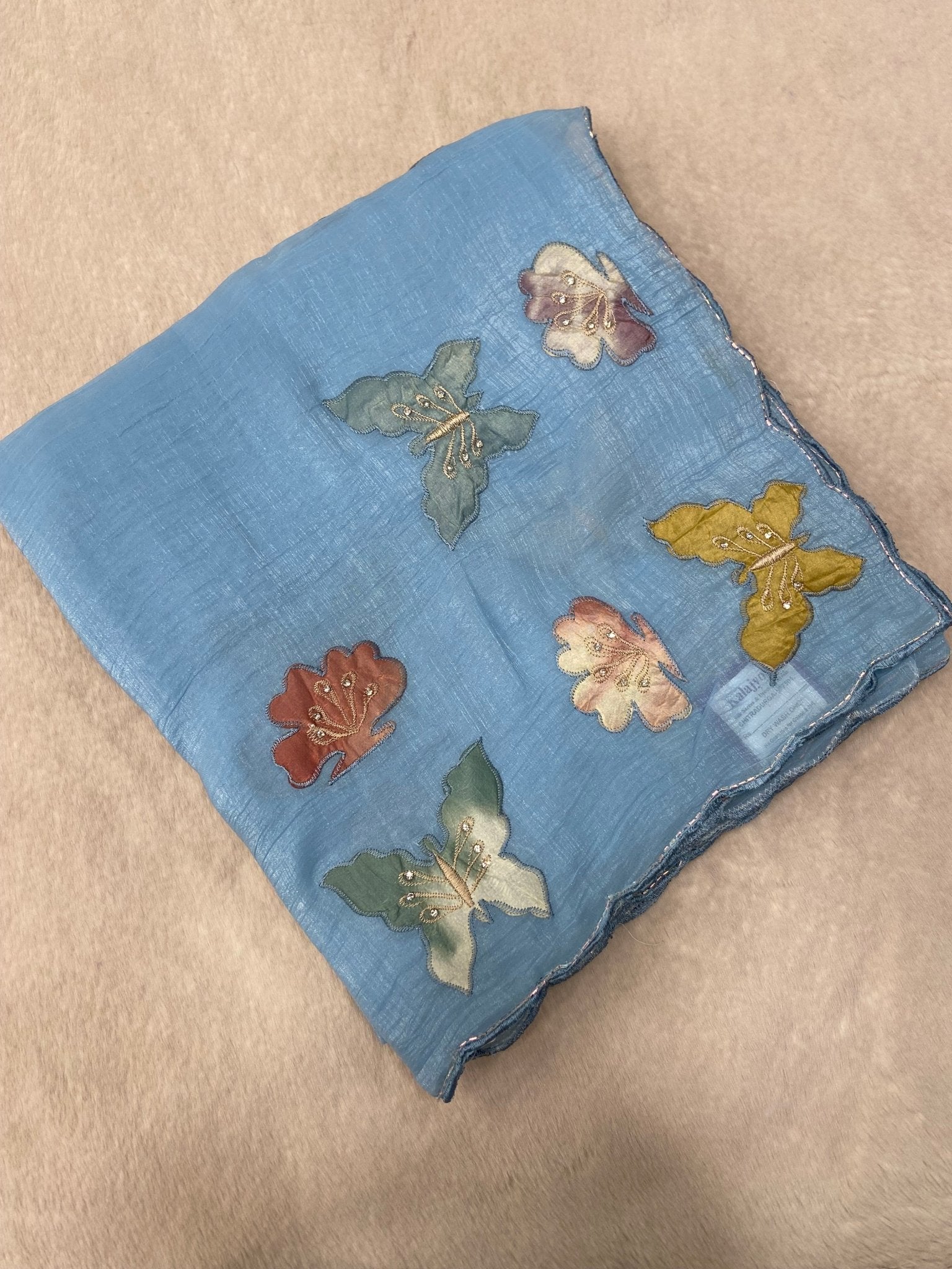 Premium Organza Saree💙 - Kanjeevaram Silk Mandir