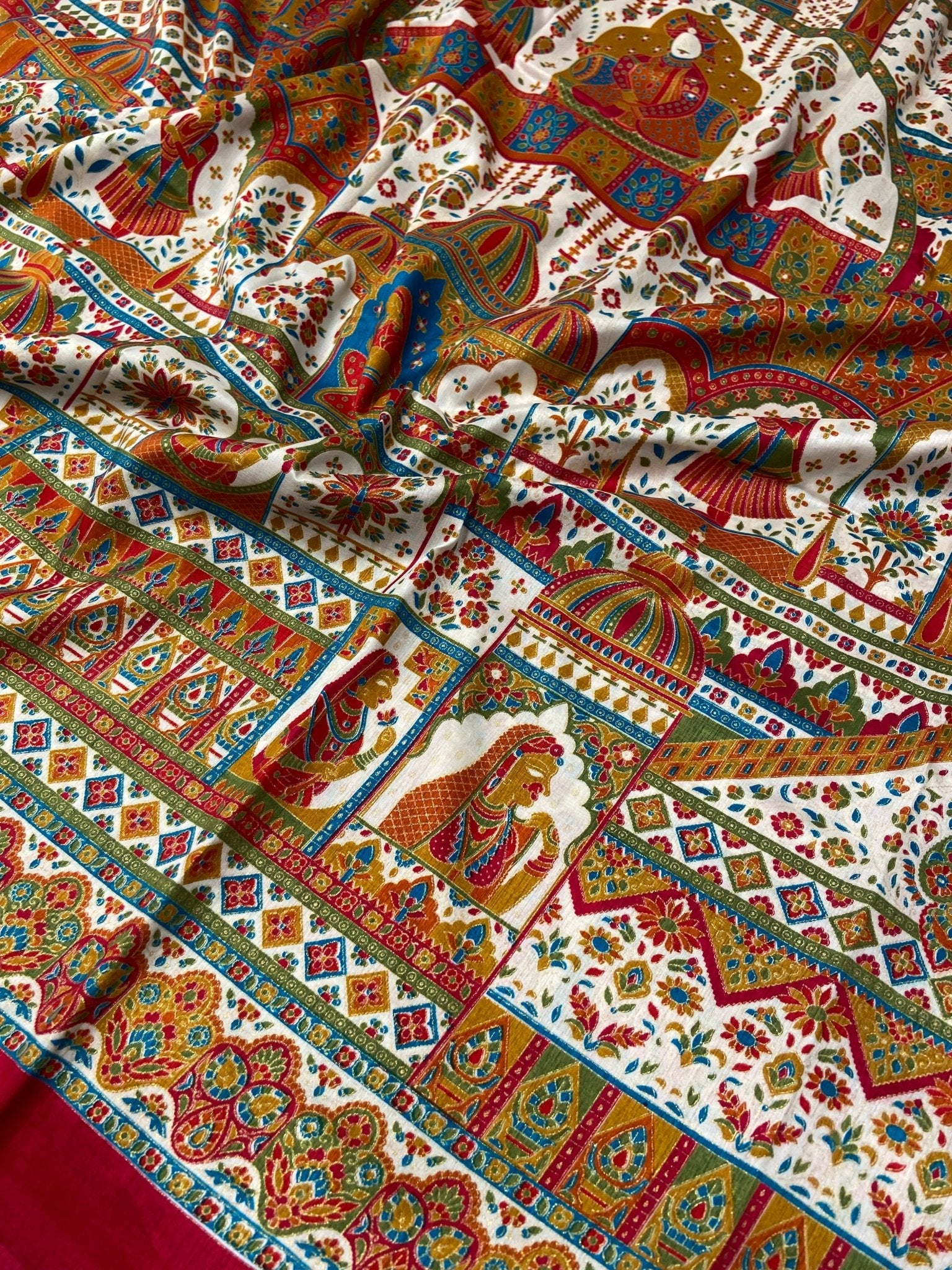 Premium Pashmina Silk Saree 🔥 - Kanjeevaram Silk Mandir