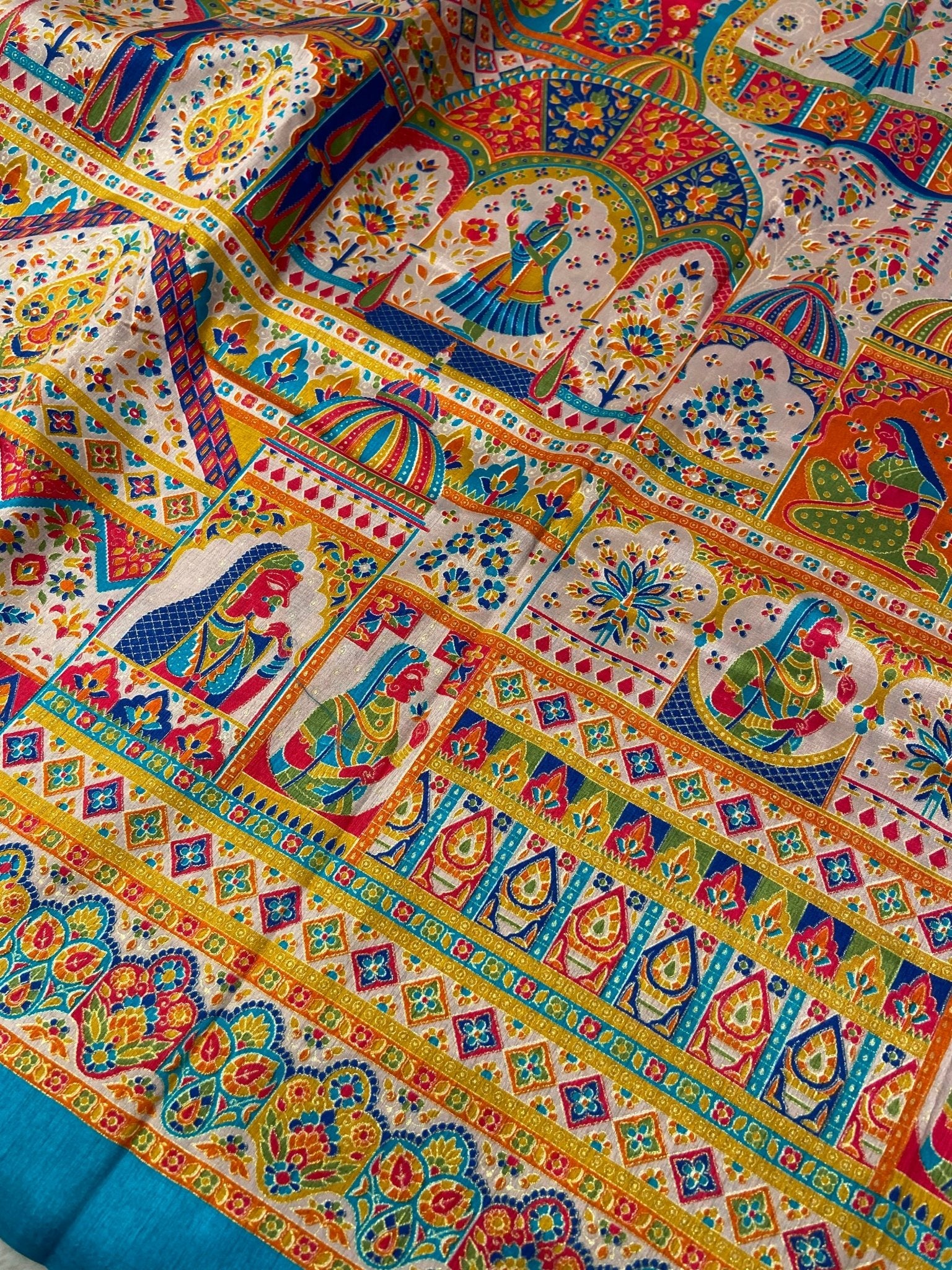 Premium Pashmina Silk Saree - Kanjeevaram Silk Mandir