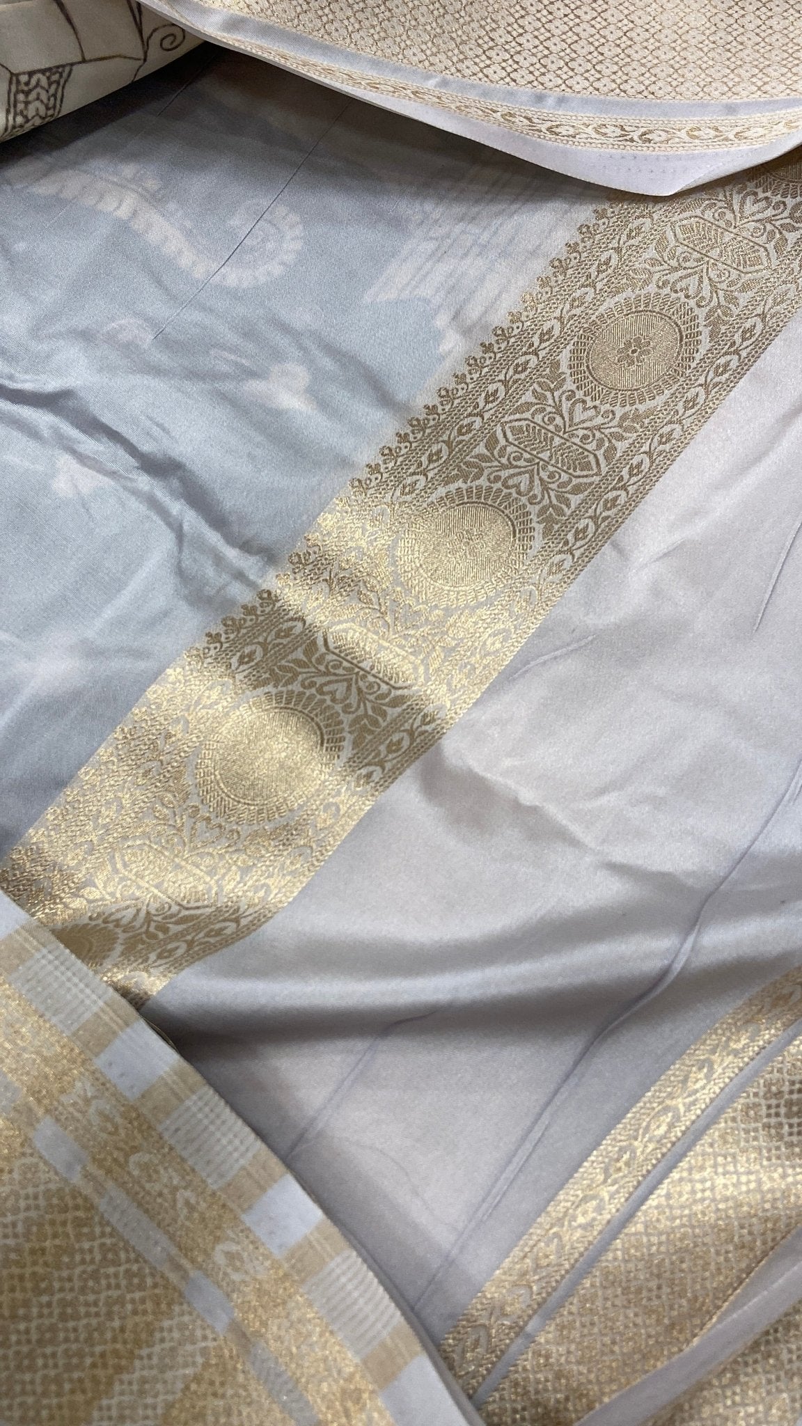 Premium Printed Semi Mysore Silk Saree - Kanjeevaram Silk Mandir