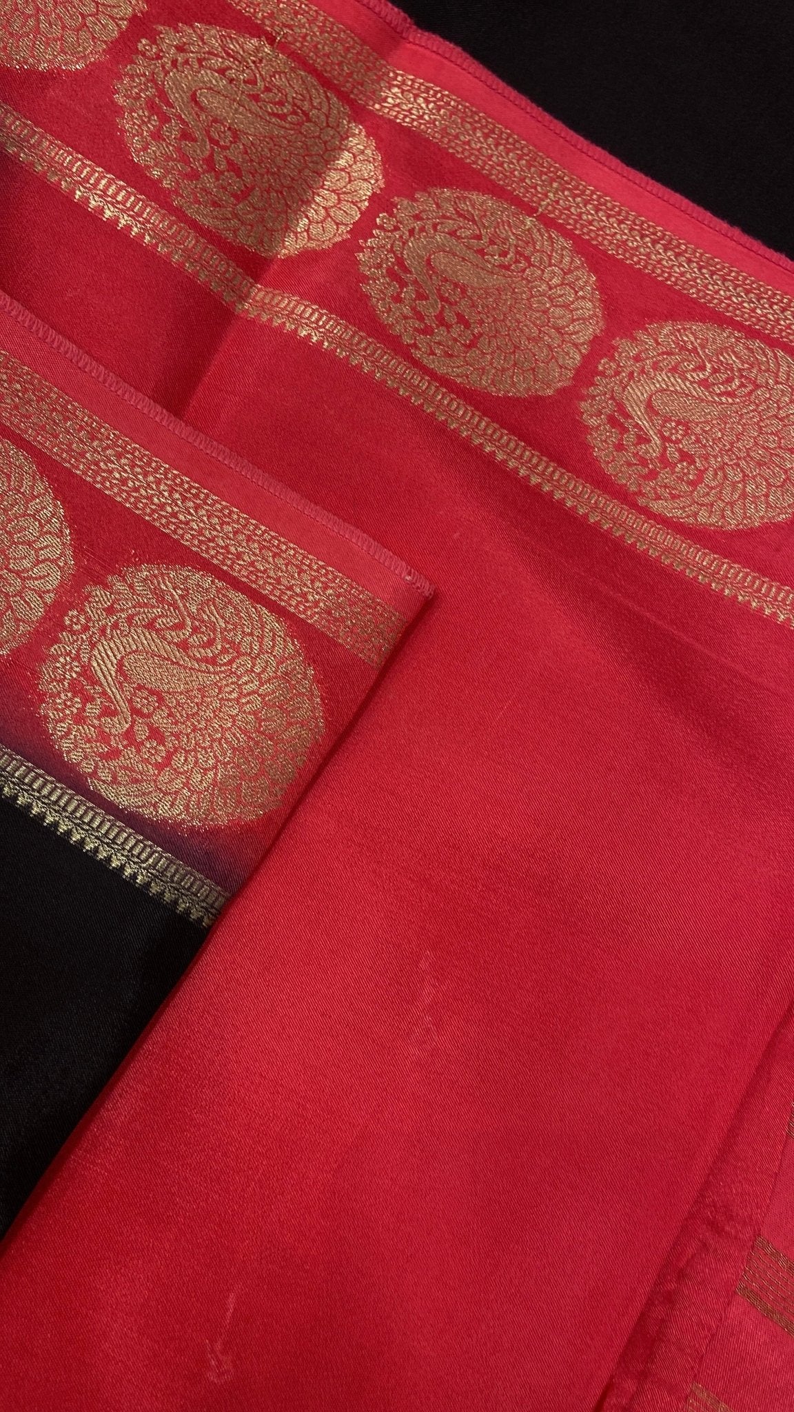 Premium Pure Mix Mysore Crepe Silk Saree - Kanjeevaram Silk Mandir