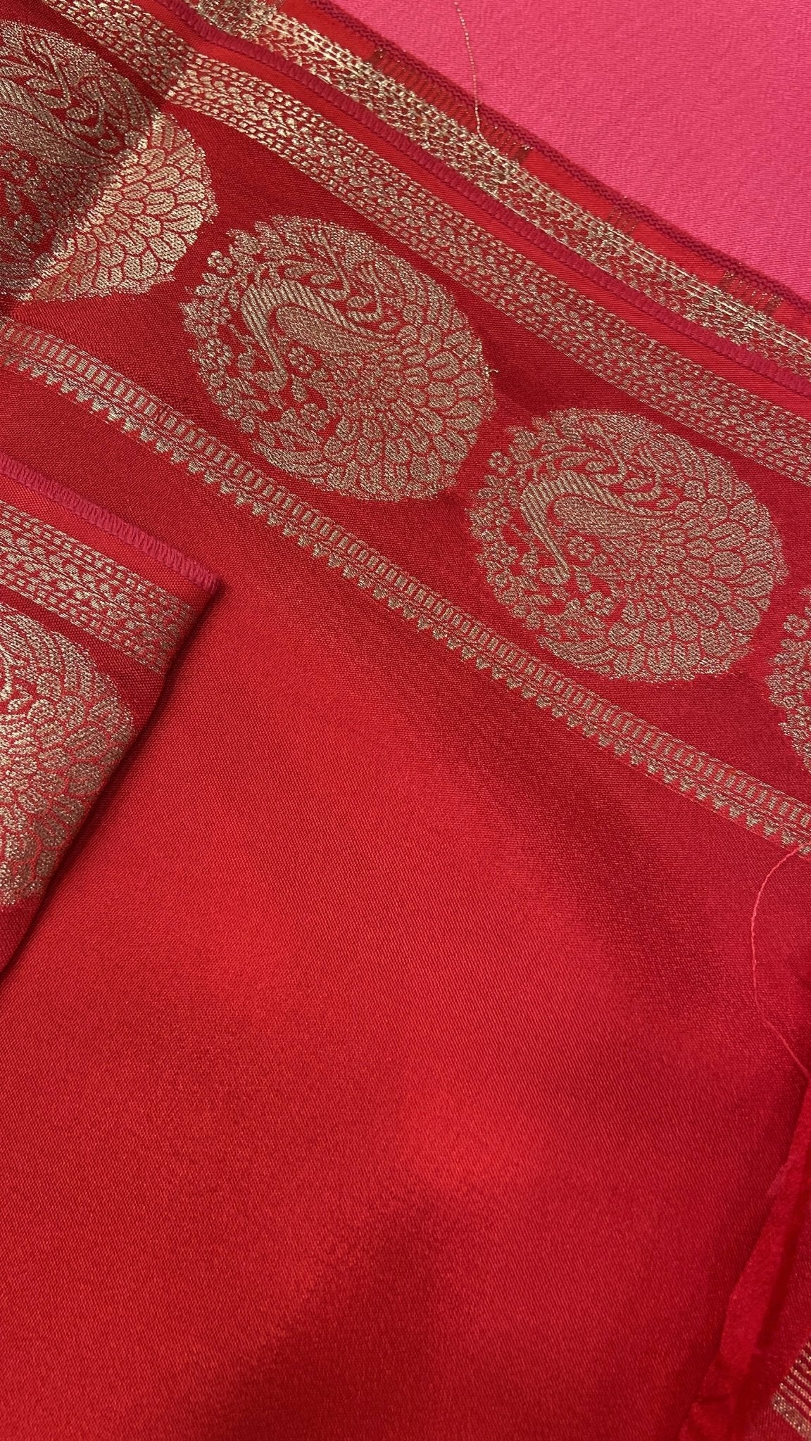 Premium Pure Mix Mysore Crepe Silk Saree - Kanjeevaram Silk Mandir