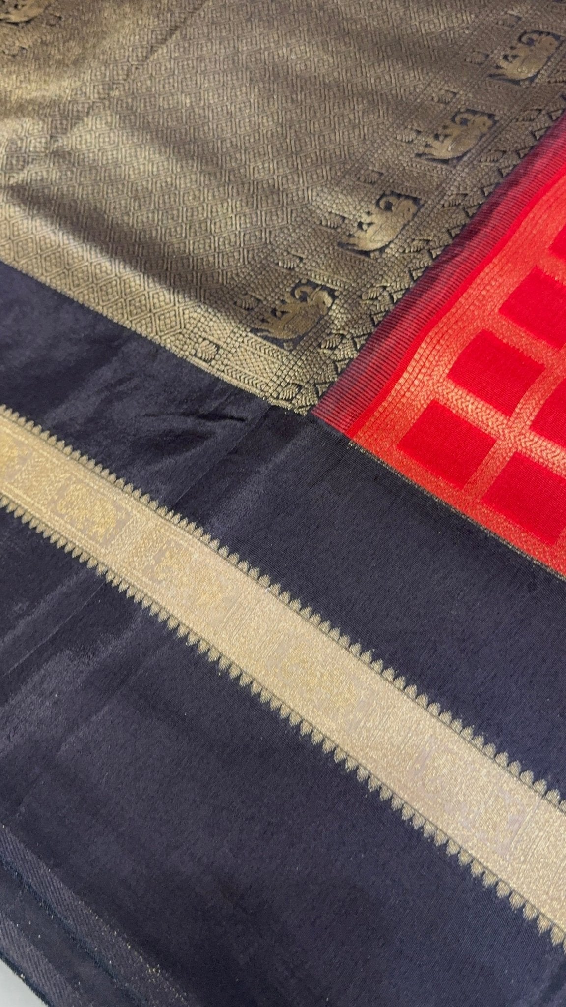 Premium Pure Mix Mysore Crepe Silk Saree (Washable) - Kanjeevaram Silk Mandir