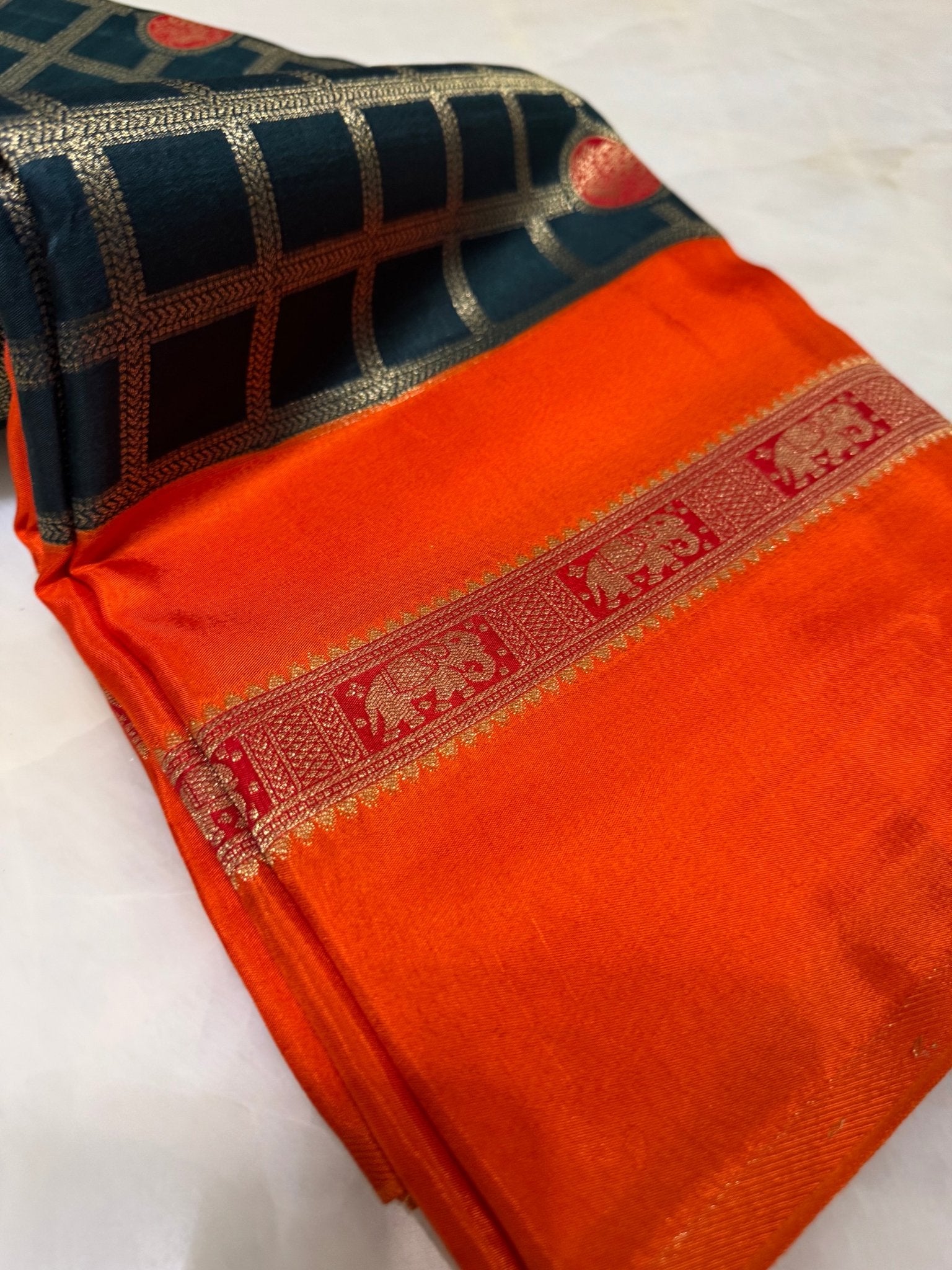 Premium Pure Mix Mysore Crepe Silk Saree (Washable) - Kanjeevaram Silk Mandir