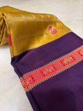 Premium Pure Mix Mysore Crepe Silk Saree (Washable) - Kanjeevaram Silk Mandir