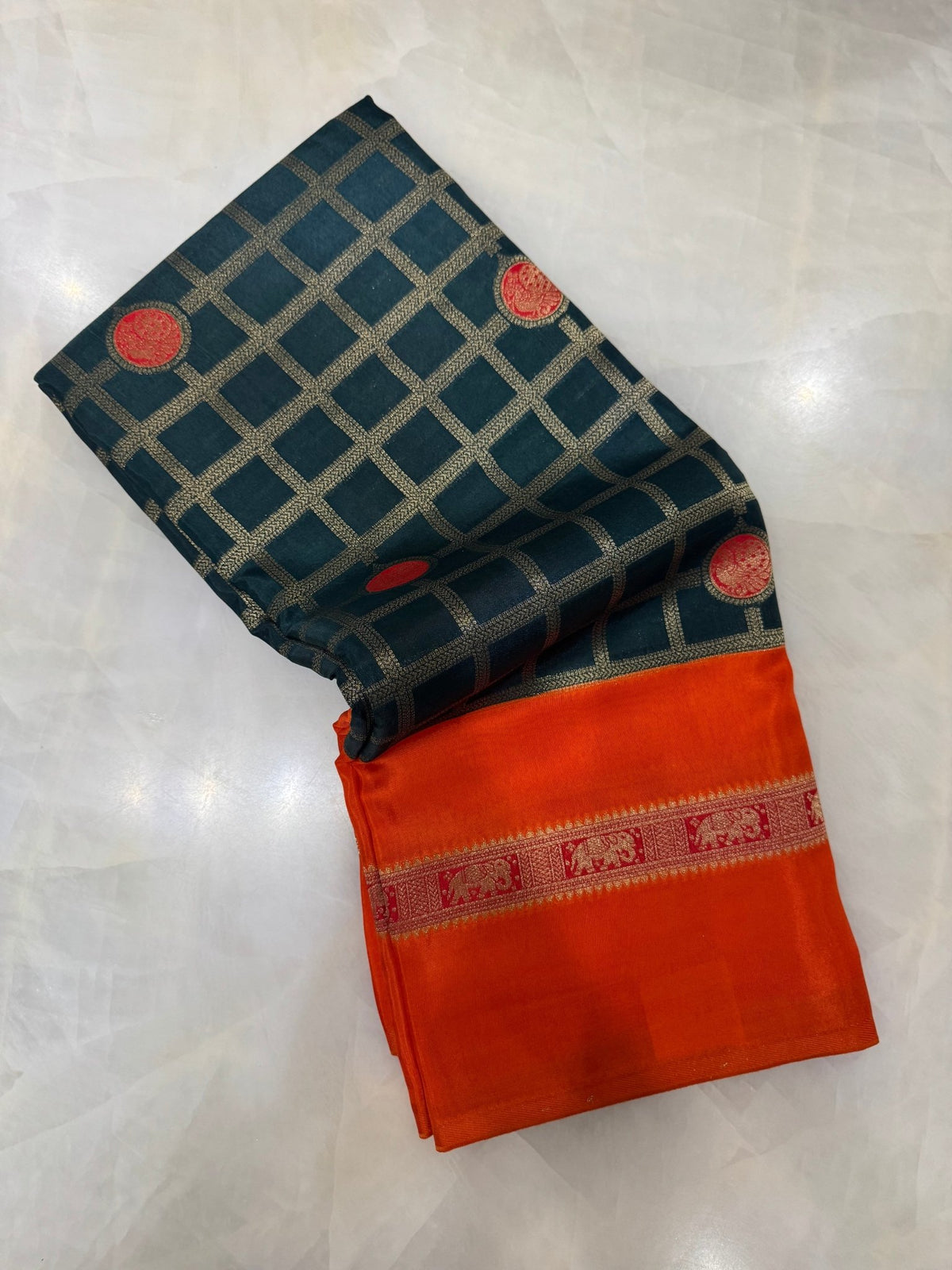 Premium Pure Mix Mysore Crepe Silk Saree (Washable) - Kanjeevaram Silk Mandir