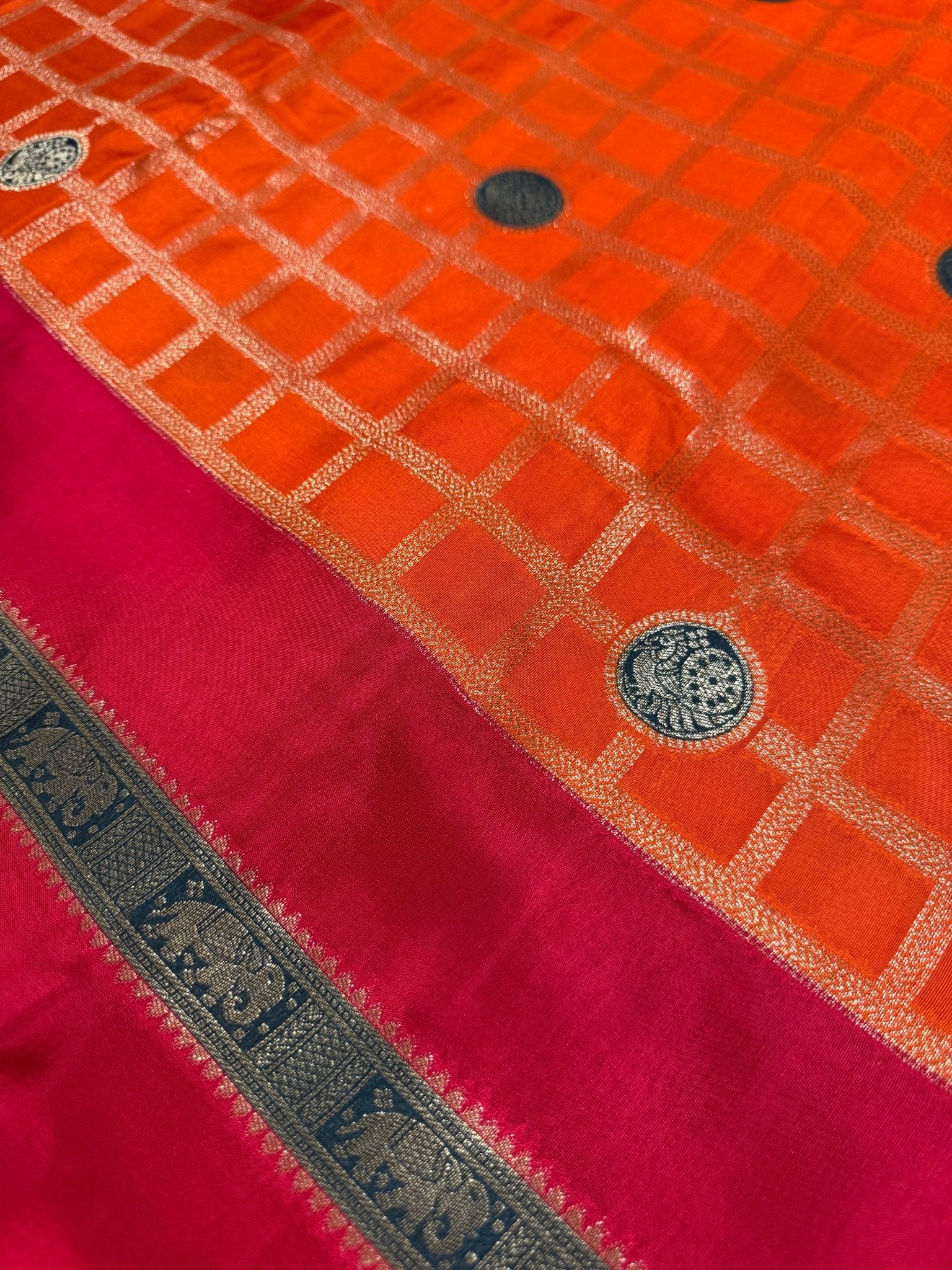 Premium Pure Mix Mysore Crepe Silk Saree (Washable) - Kanjeevaram Silk Mandir