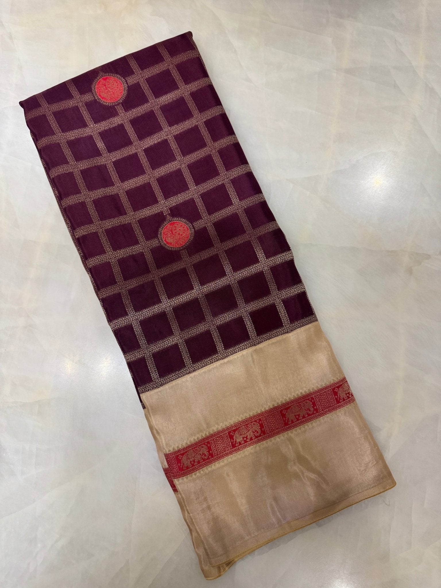 Premium Pure Mix Mysore Crepe Silk Saree (Washable) - Kanjeevaram Silk Mandir